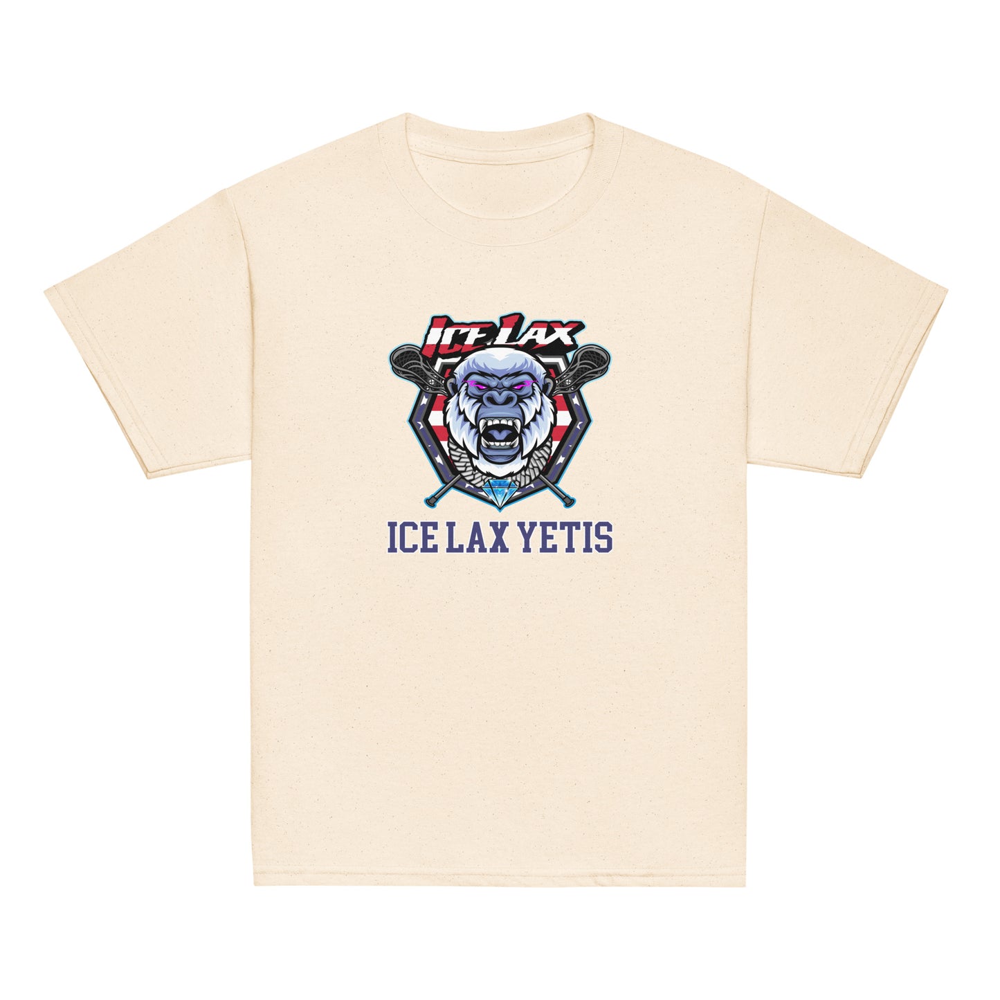 Youth ICE LAX Gildan Cotton T-Shirt