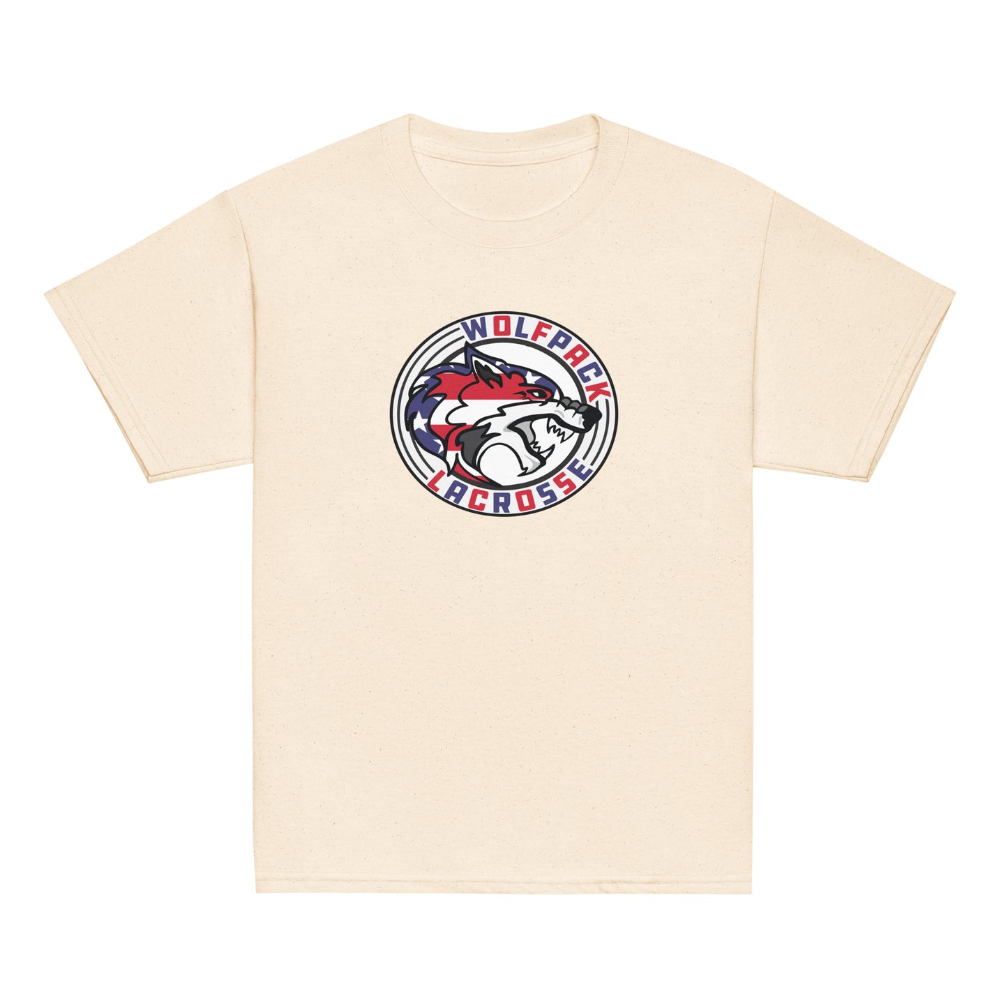 Youth Wolfpack Lacrosse Gildan Cotton T-Shirt