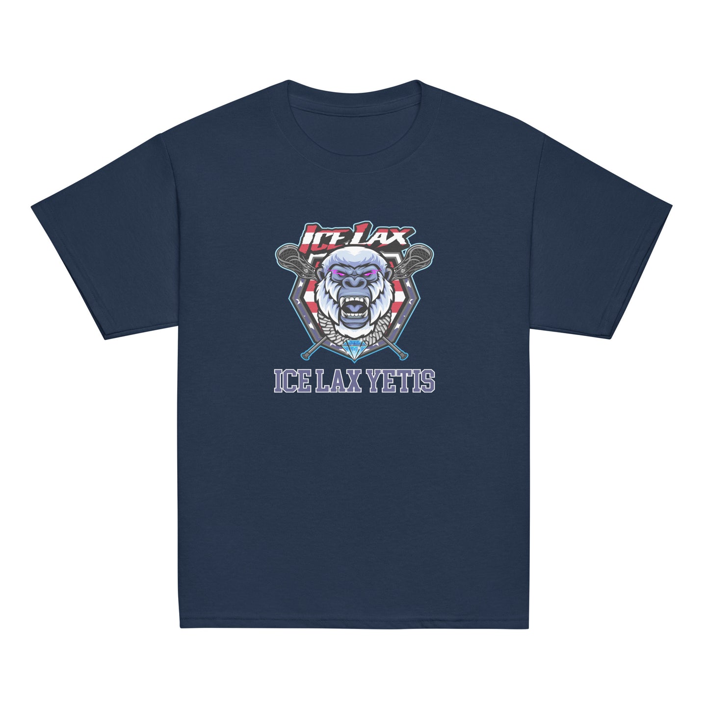 Youth ICE LAX Gildan Cotton T-Shirt