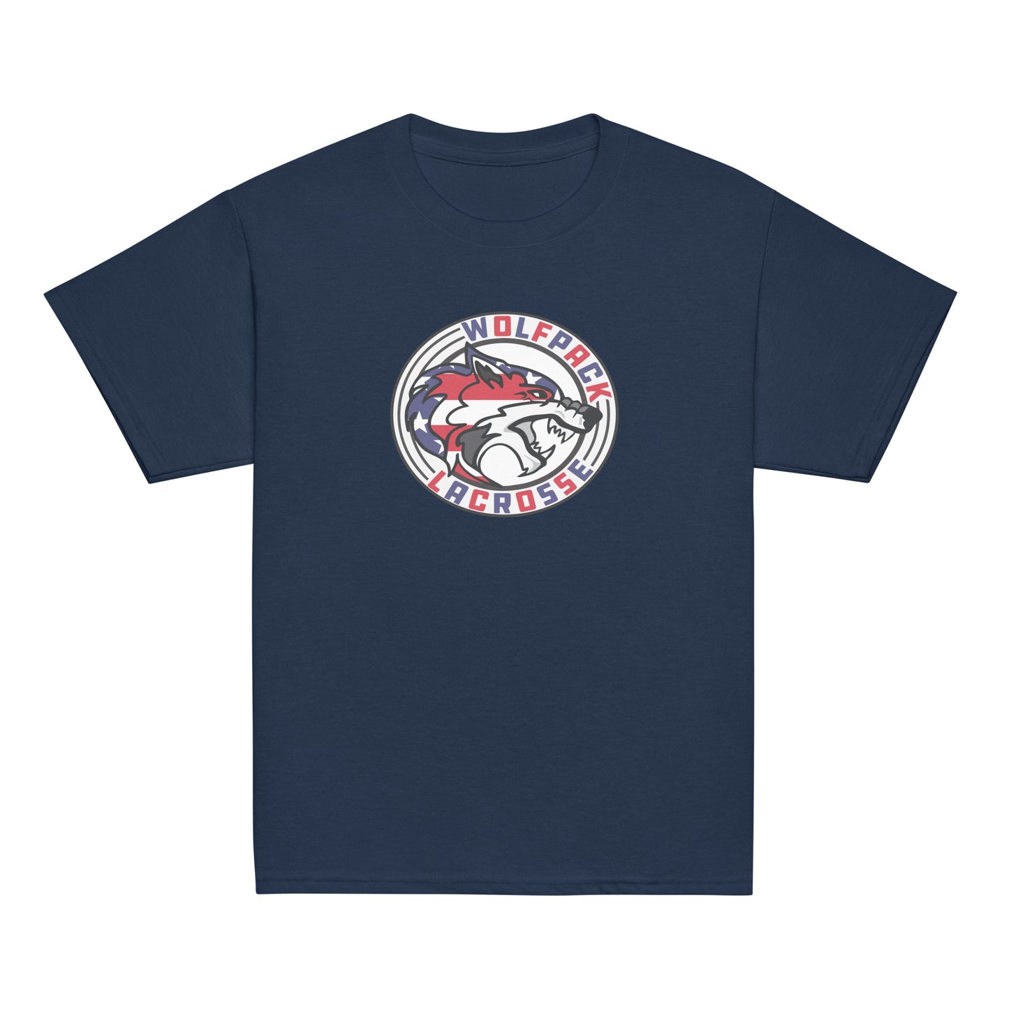 Youth Wolfpack Lacrosse Gildan Cotton T-Shirt
