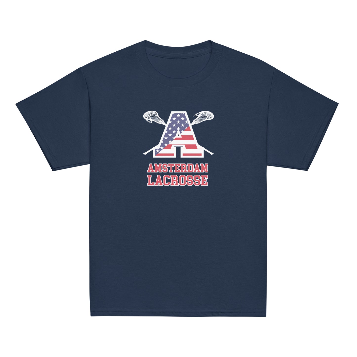 Youth Amsterdam Lacrosse Gildan Cotton T-Shirt