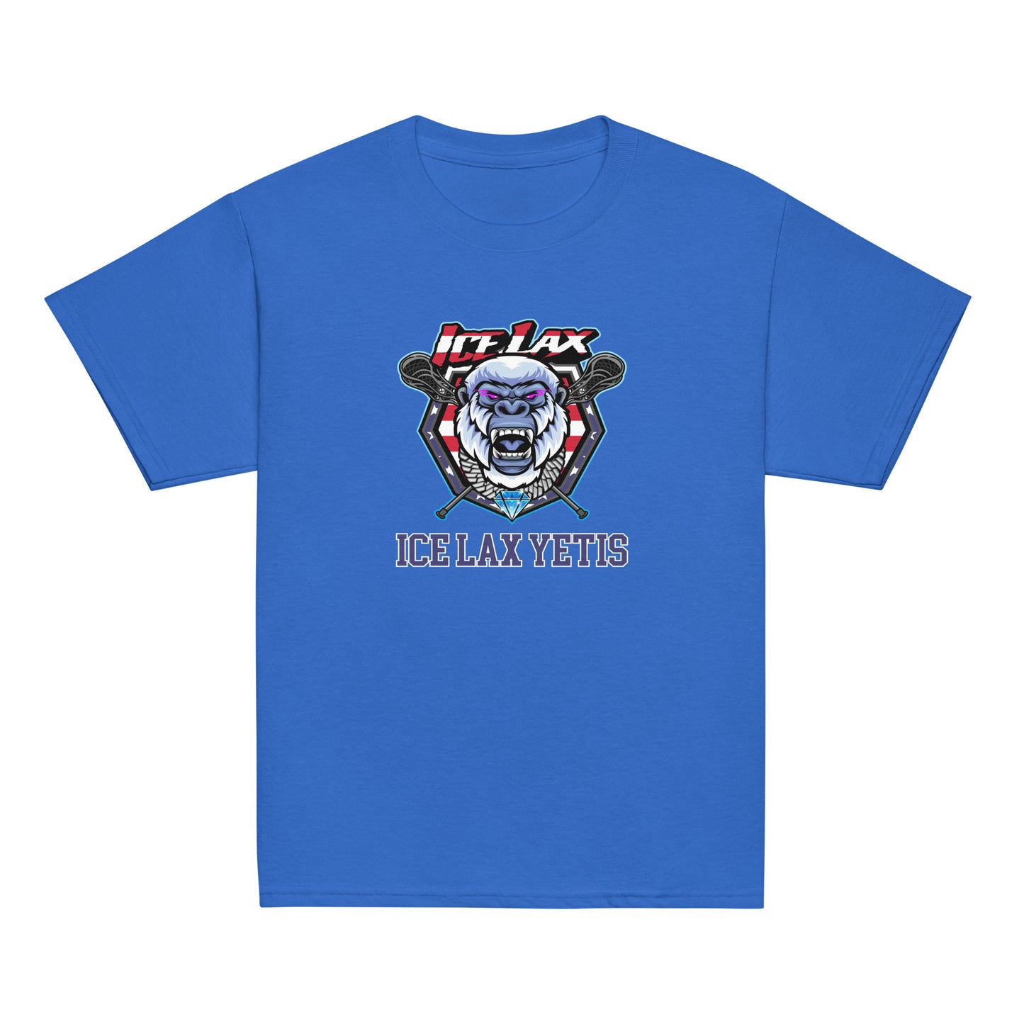 Youth ICE LAX Gildan Cotton T-Shirt