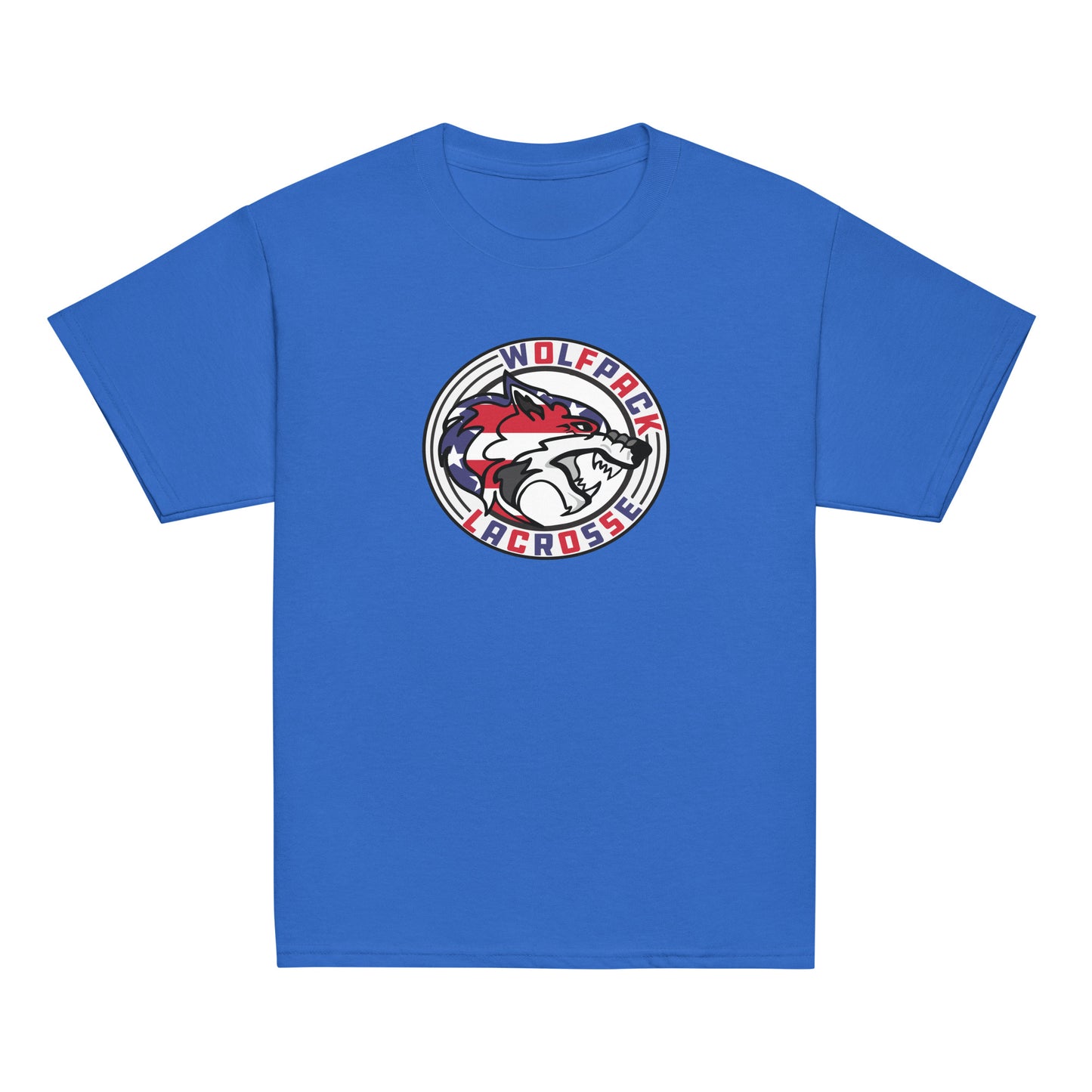 Youth Wolfpack Lacrosse Gildan Cotton T-Shirt