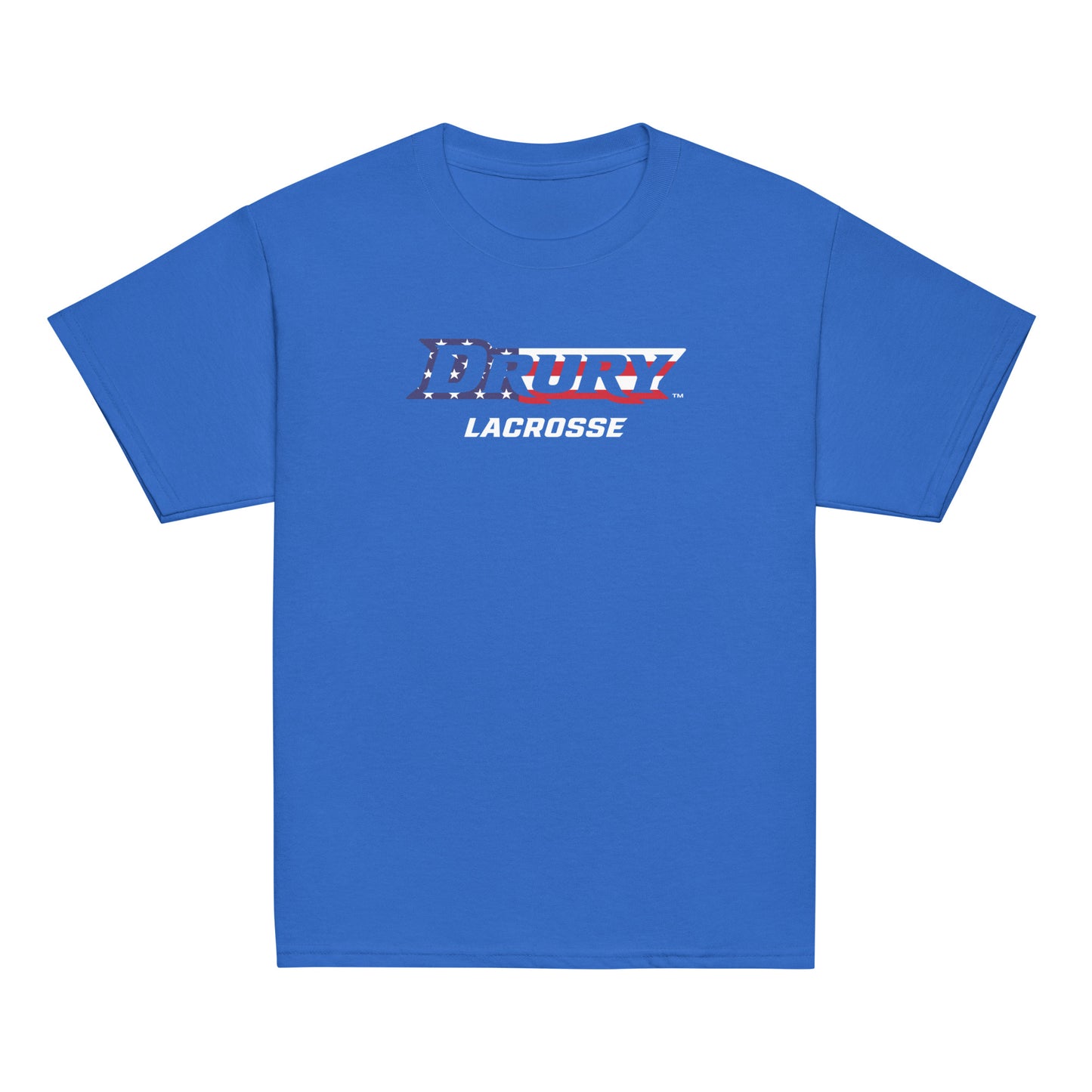 Youth Drury Lacrosse Gildan Cotton T-Shirt