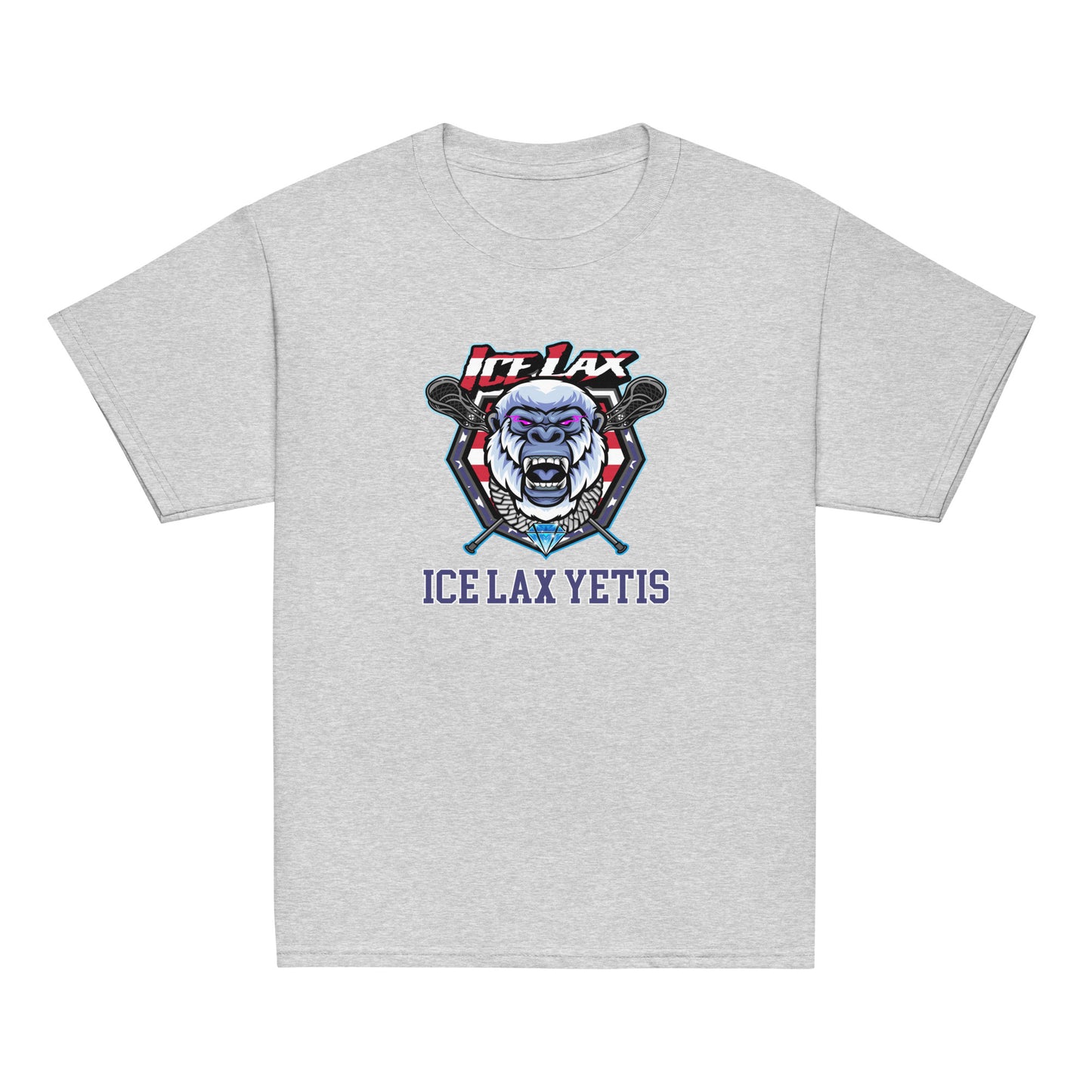 Youth ICE LAX Gildan Cotton T-Shirt