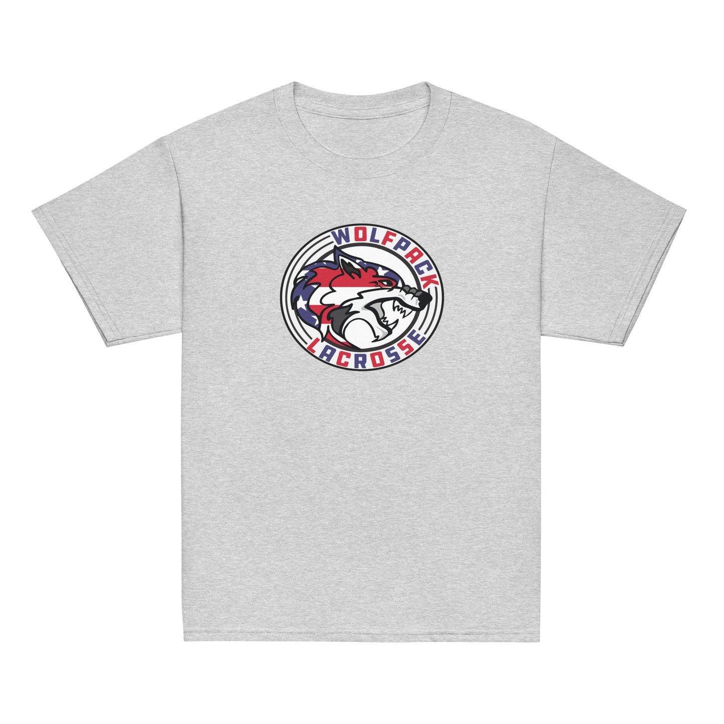 Youth Wolfpack Lacrosse Gildan Cotton T-Shirt