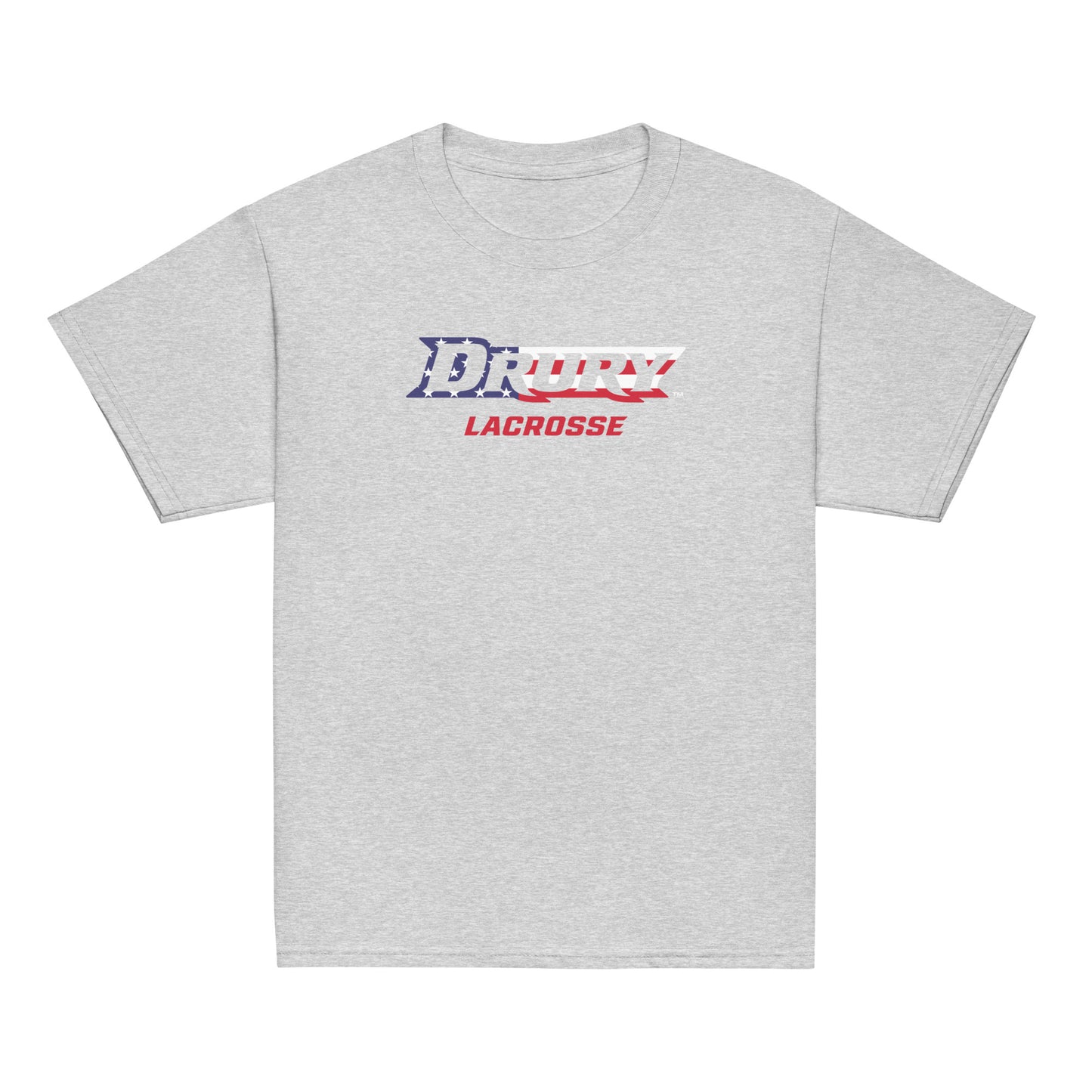 Youth Drury Lacrosse Gildan Cotton T-Shirt