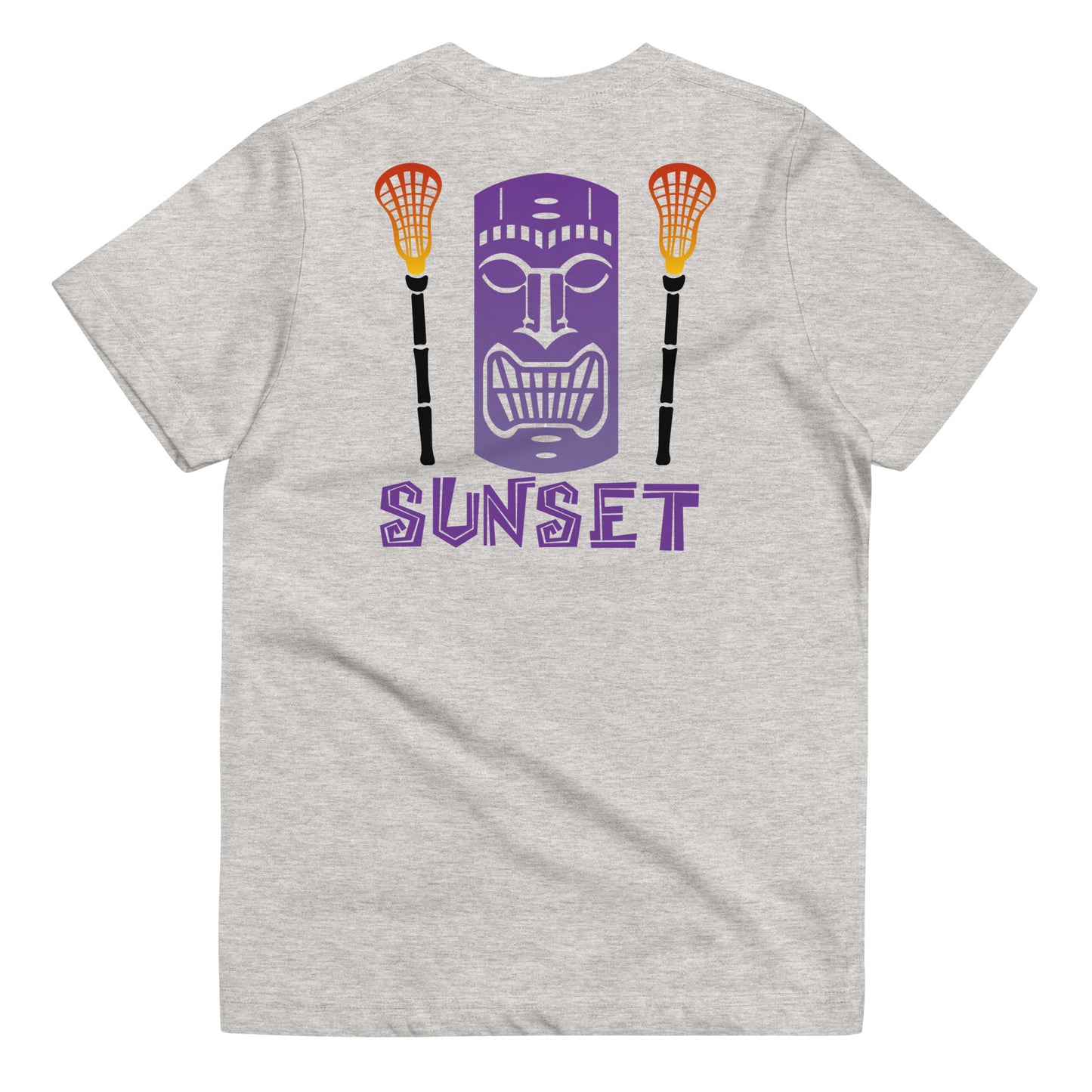 Youth Sunset Lacrosse Soft T-Shirt