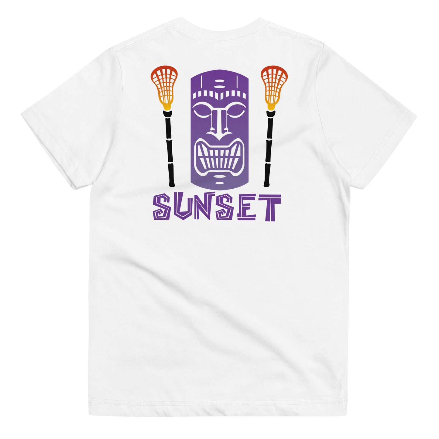 Youth Sunset Lacrosse Soft T-Shirt