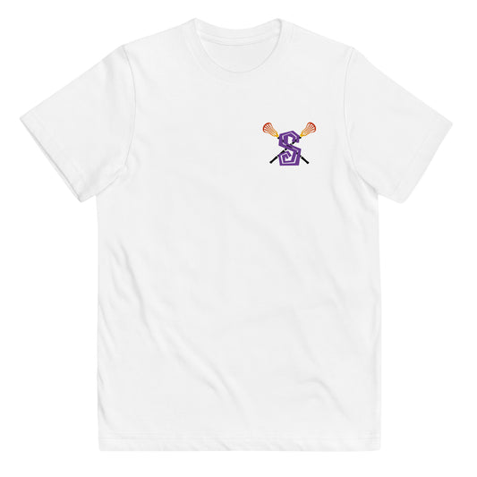 Youth Sunset Lacrosse Soft T-Shirt