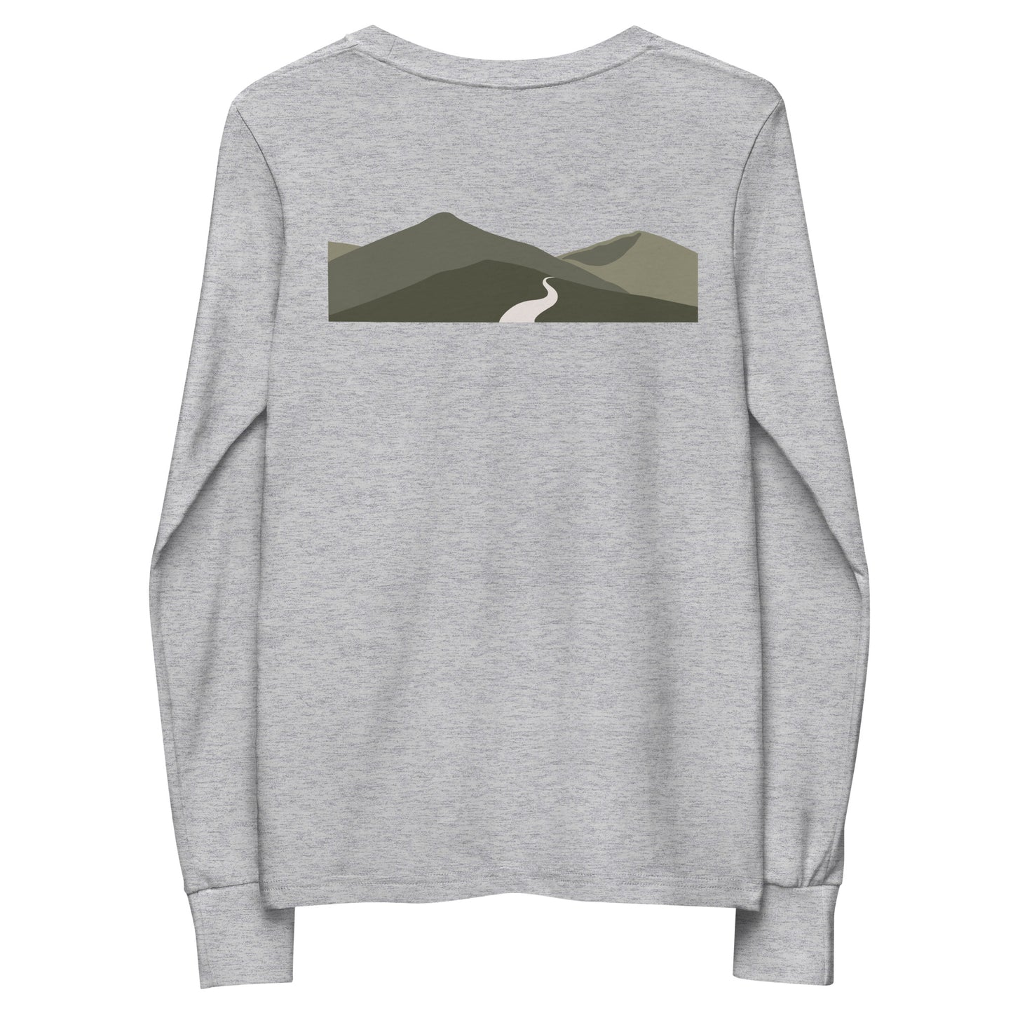 Youth Sage School Bella + Canvas Long Sleeve Shirt