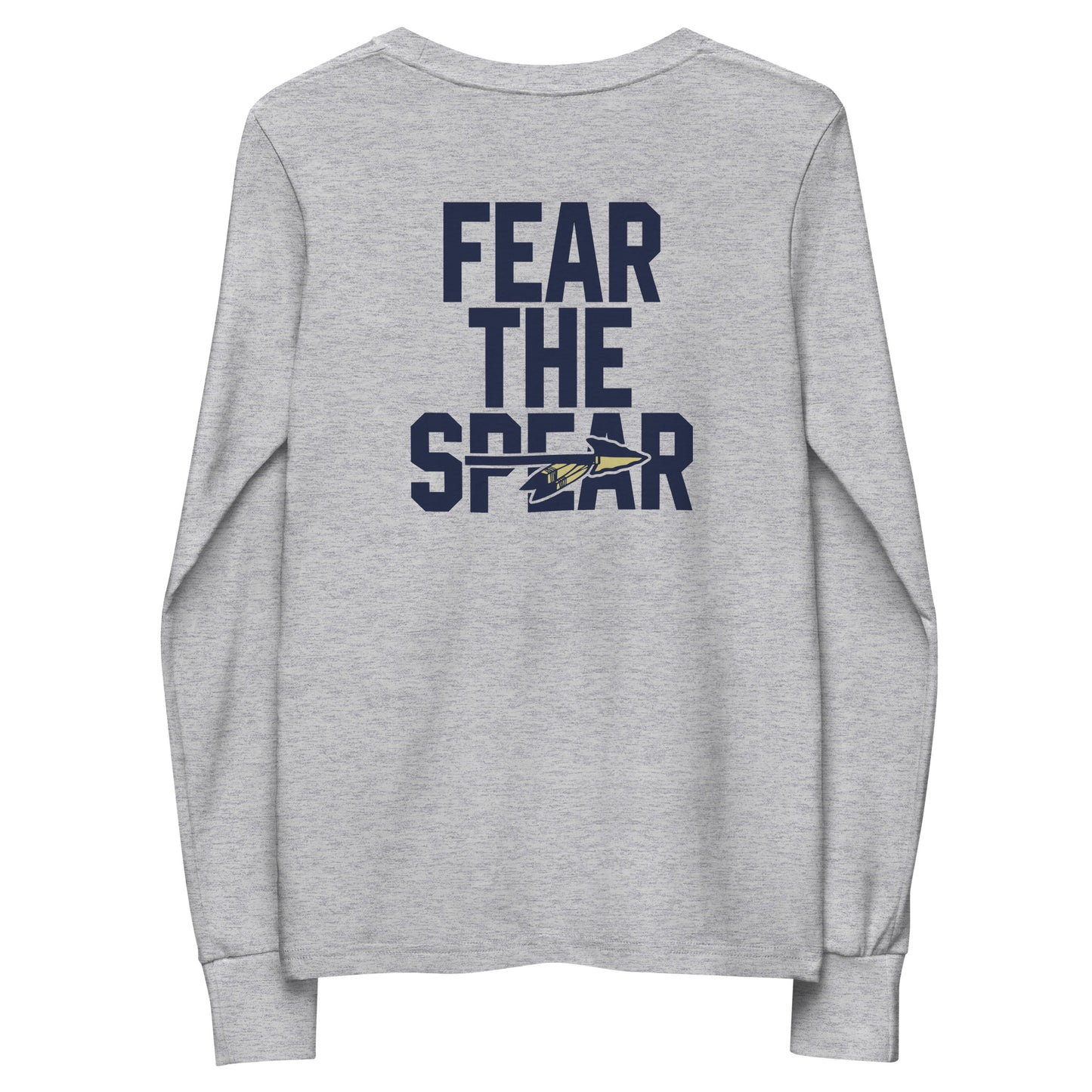 Youth Keller Football Bella + Canvas Long Sleeve Shirt