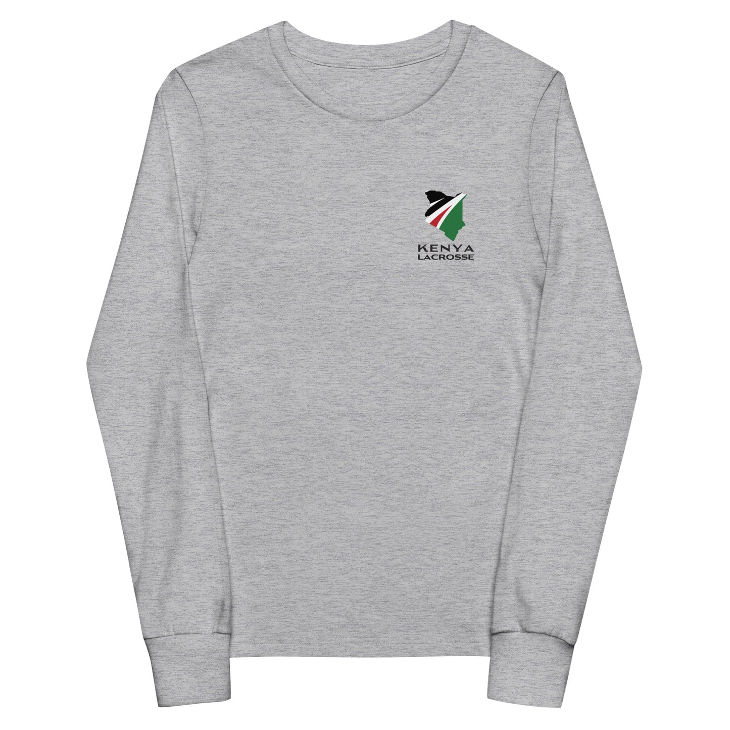 Youth Kenya Lacrosse Bella + Canvas Long Sleeve