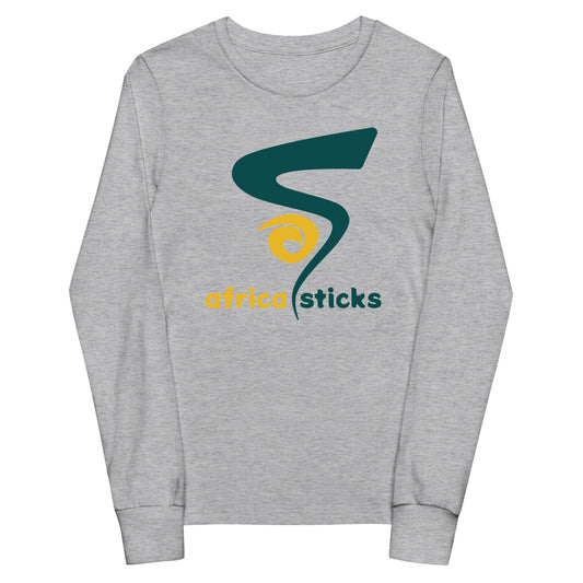Youth Africa Sticks Bella + Canvas Long Sleeve Tee