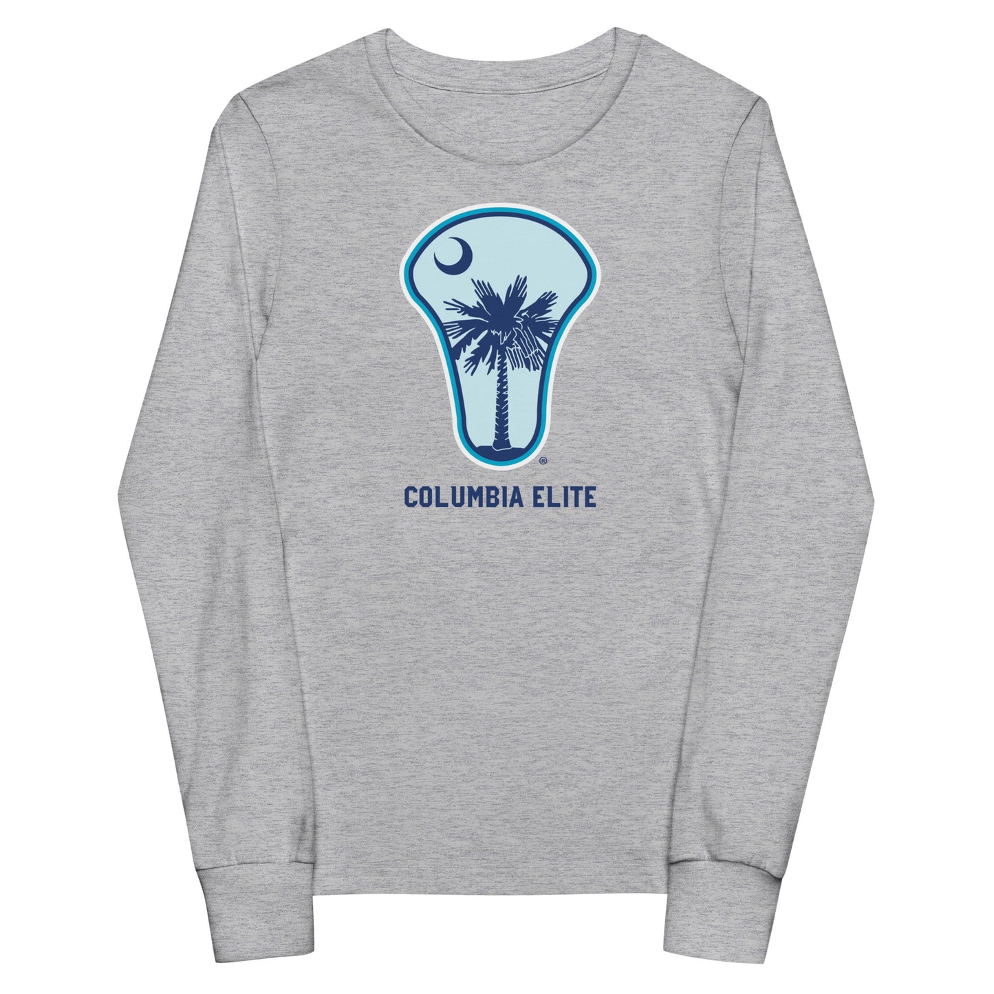 Youth Columbia Elite Lacrosse Bella + Canvas Long Sleeve Tee