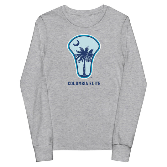 Youth Columbia Elite Lacrosse Bella + Canvas Long Sleeve Tee