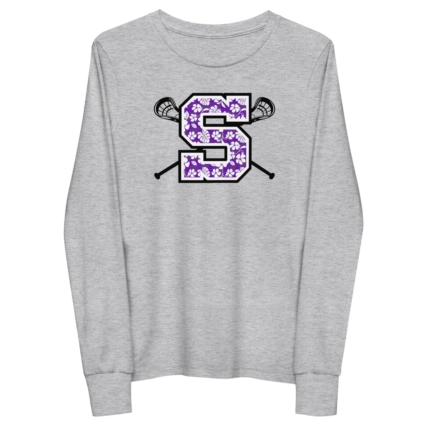 Youth Sunset Lacrosse Bella + Canvas Long Sleeve Shirt