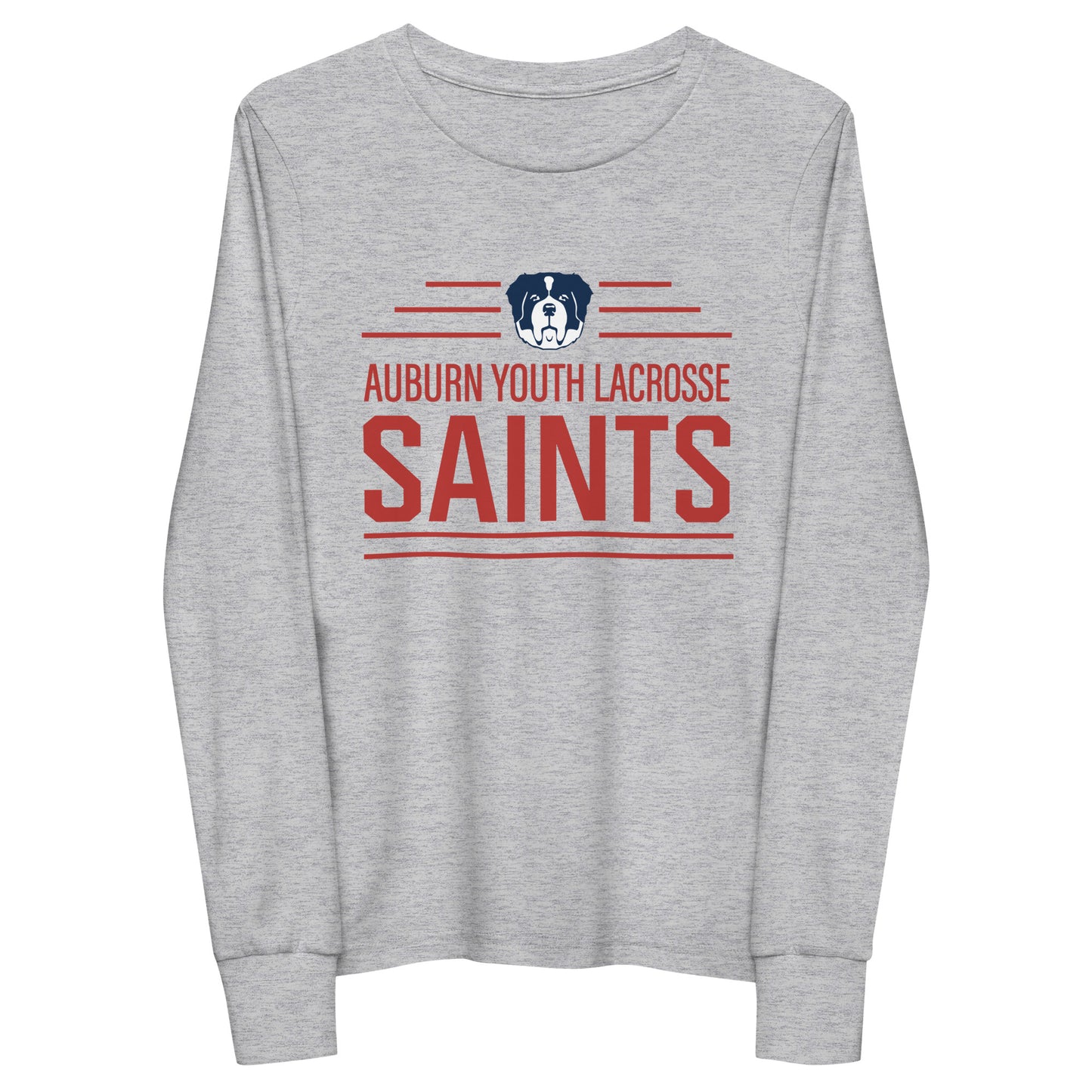 Youth Auburn Lacrosse Bella + Canvas Long Sleeve
