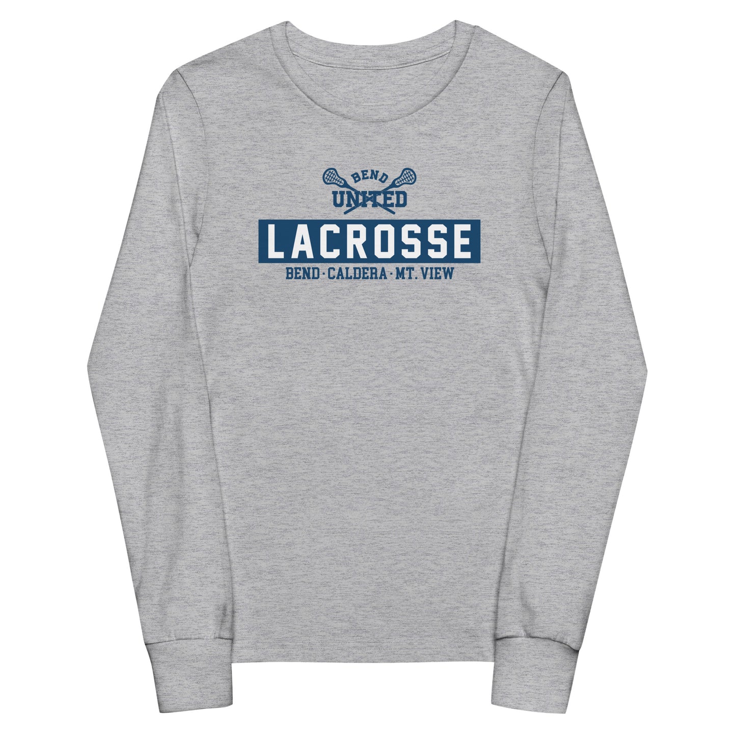 Youth Bend United Lacrosse Bella + Canvas Long Sleeve Shirt