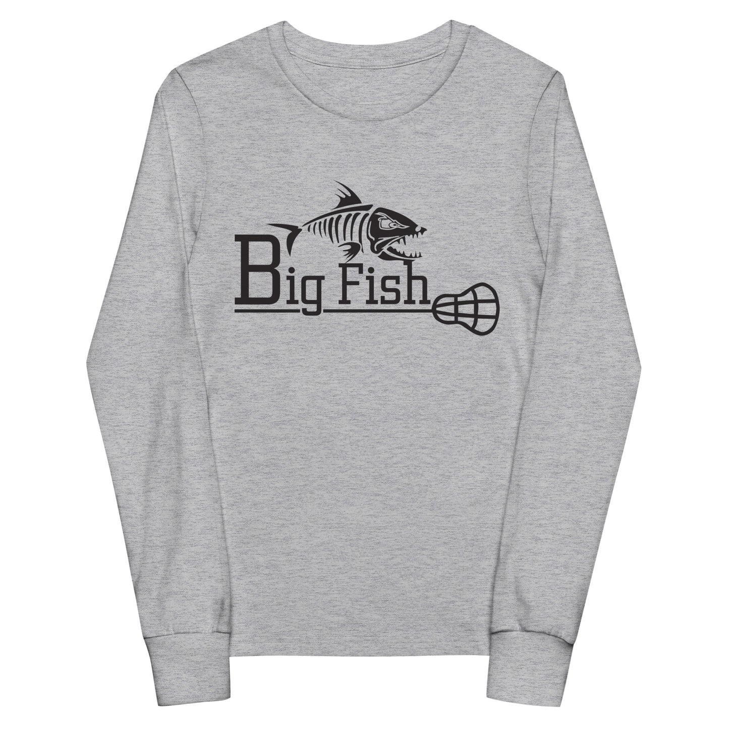 Youth Big Fish Lacrosse Bella + Canvas Long Sleeve Shirt