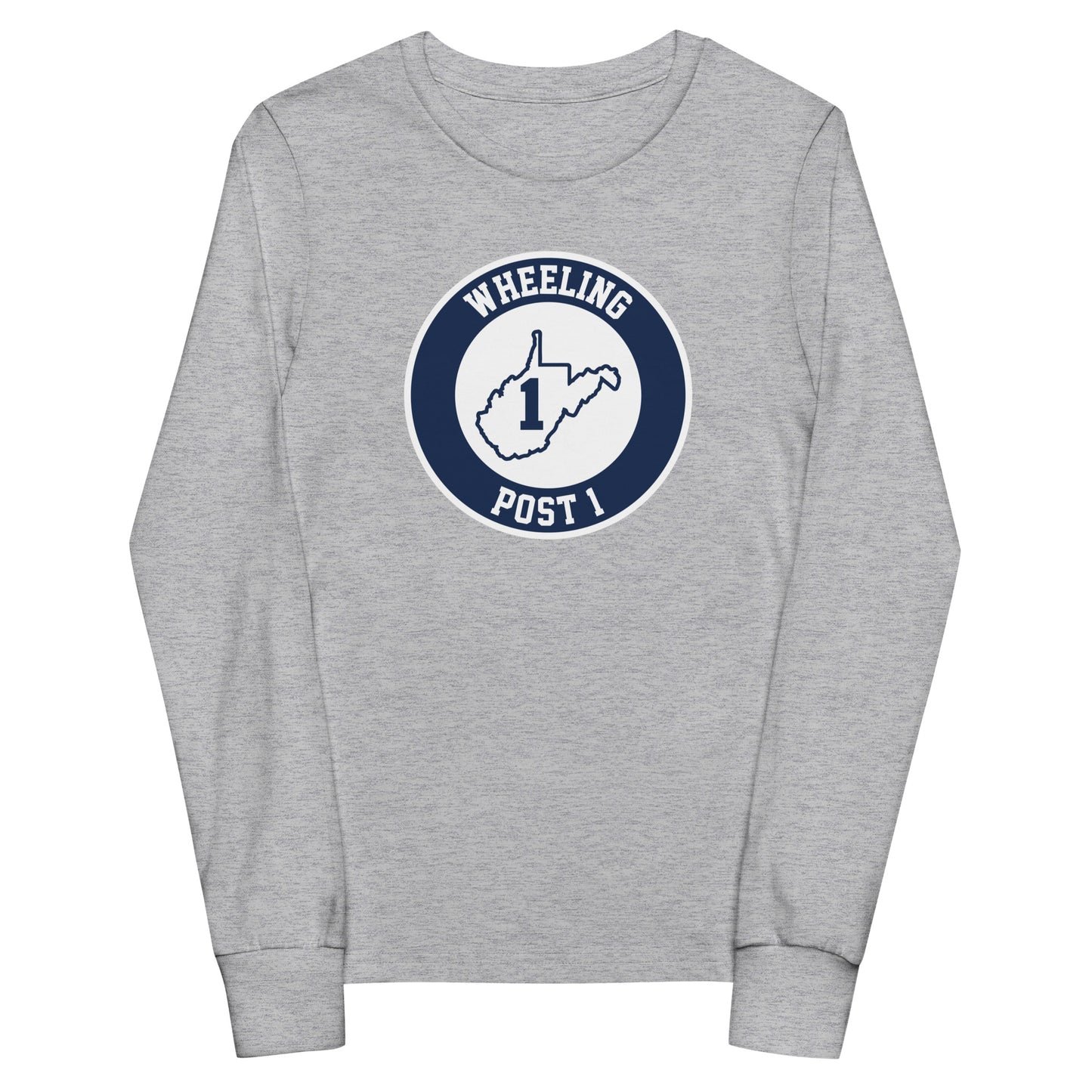 Youth Wheeling Post 1 Bella + Canvas Long Sleeve Shirt