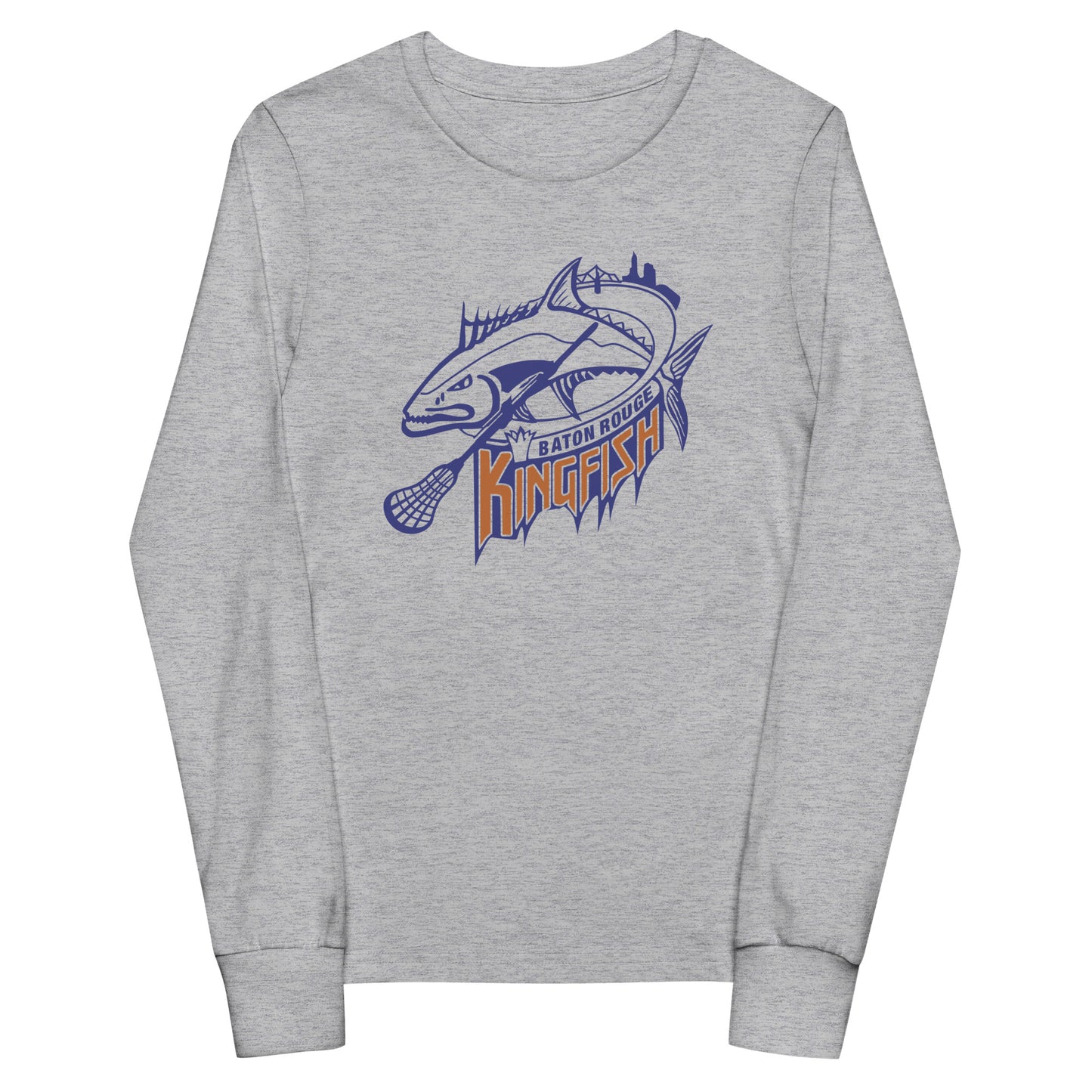 Youth Kingfish Lacrosse Bella + Canvas Long Sleeve Shirt