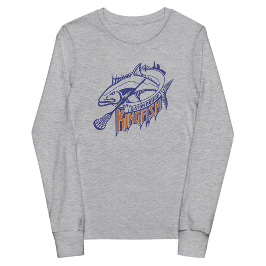 Youth Kingfish Lacrosse Bella + Canvas Long Sleeve Shirt