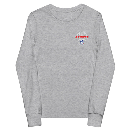 Youth Fairport Football and Cheer Bella + Canvas Long Sleeve Shirt