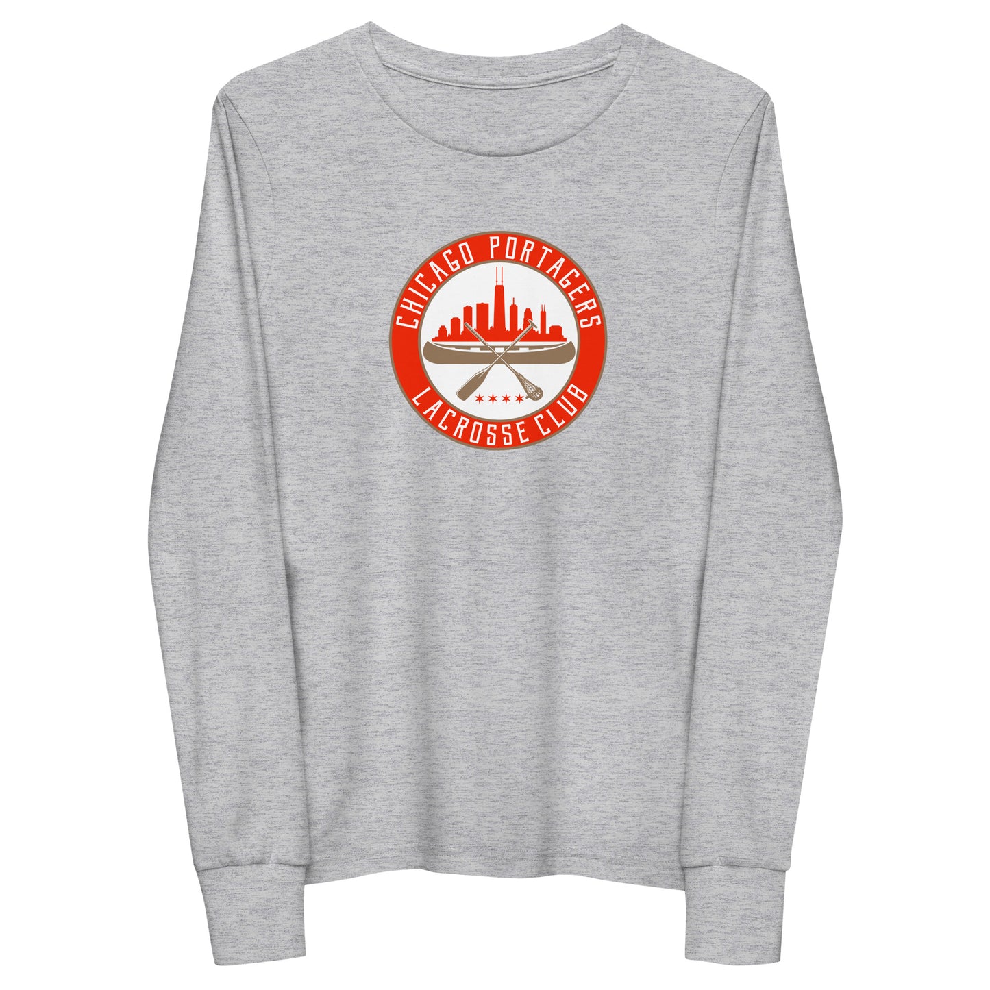 Youth Chicago Portagers Bella + Canvas Long Sleeve Shirt
