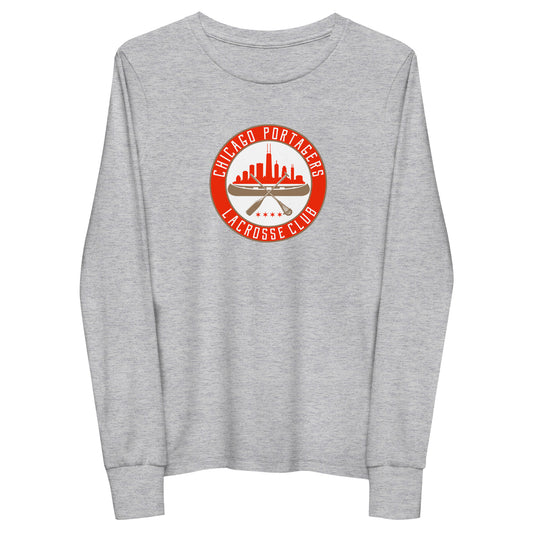 Youth Chicago Portagers Bella + Canvas Long Sleeve Shirt