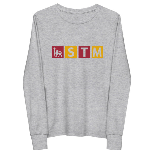 Youth STM Catholic Bella + Canvas Long Sleeve Shirt