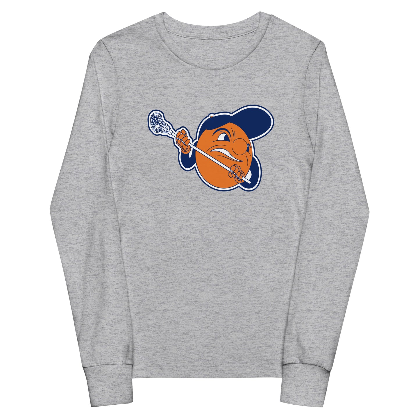 Youth Ultimate Orange Bella + Canvas Long Sleeve Shirt