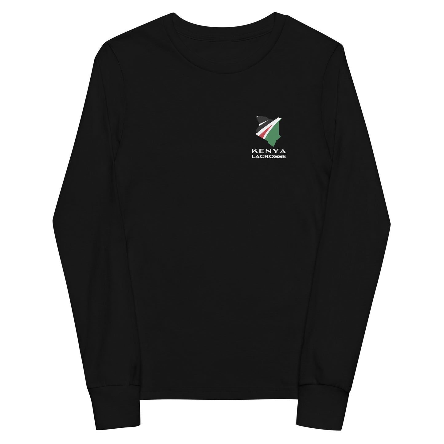 Youth Kenya Lacrosse Bella + Canvas Long Sleeve