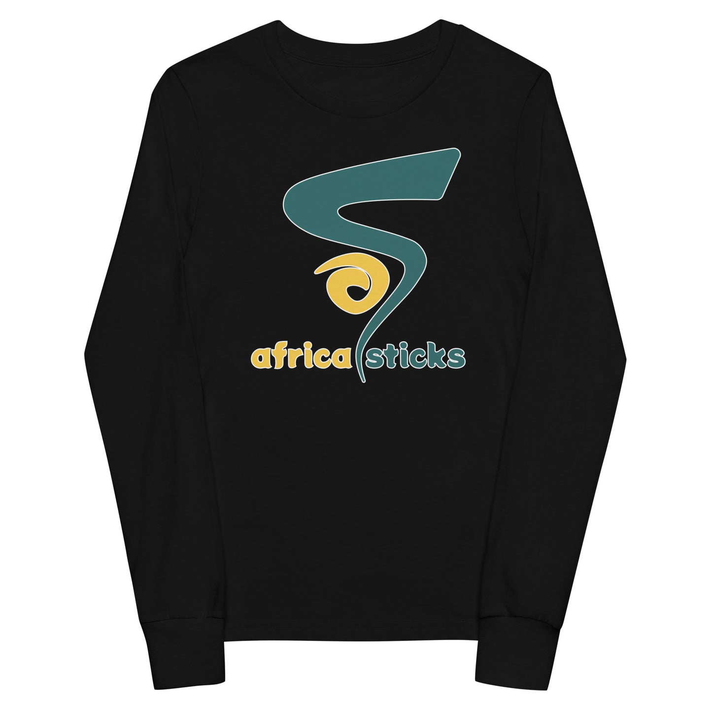 Youth Africa Sticks Bella + Canvas Long Sleeve Tee