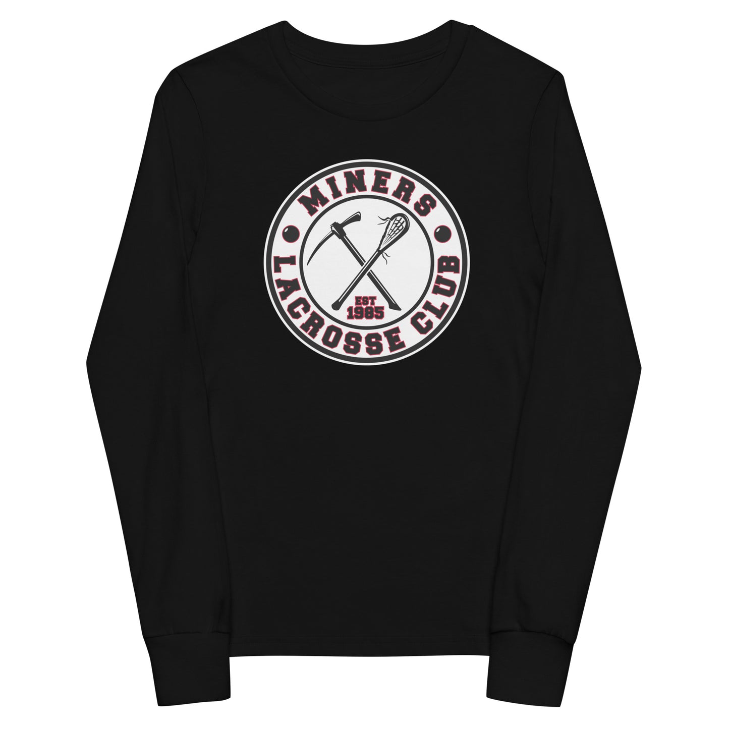 Youth Edmonton Miners Bella + Canvas Long Sleeve Tee