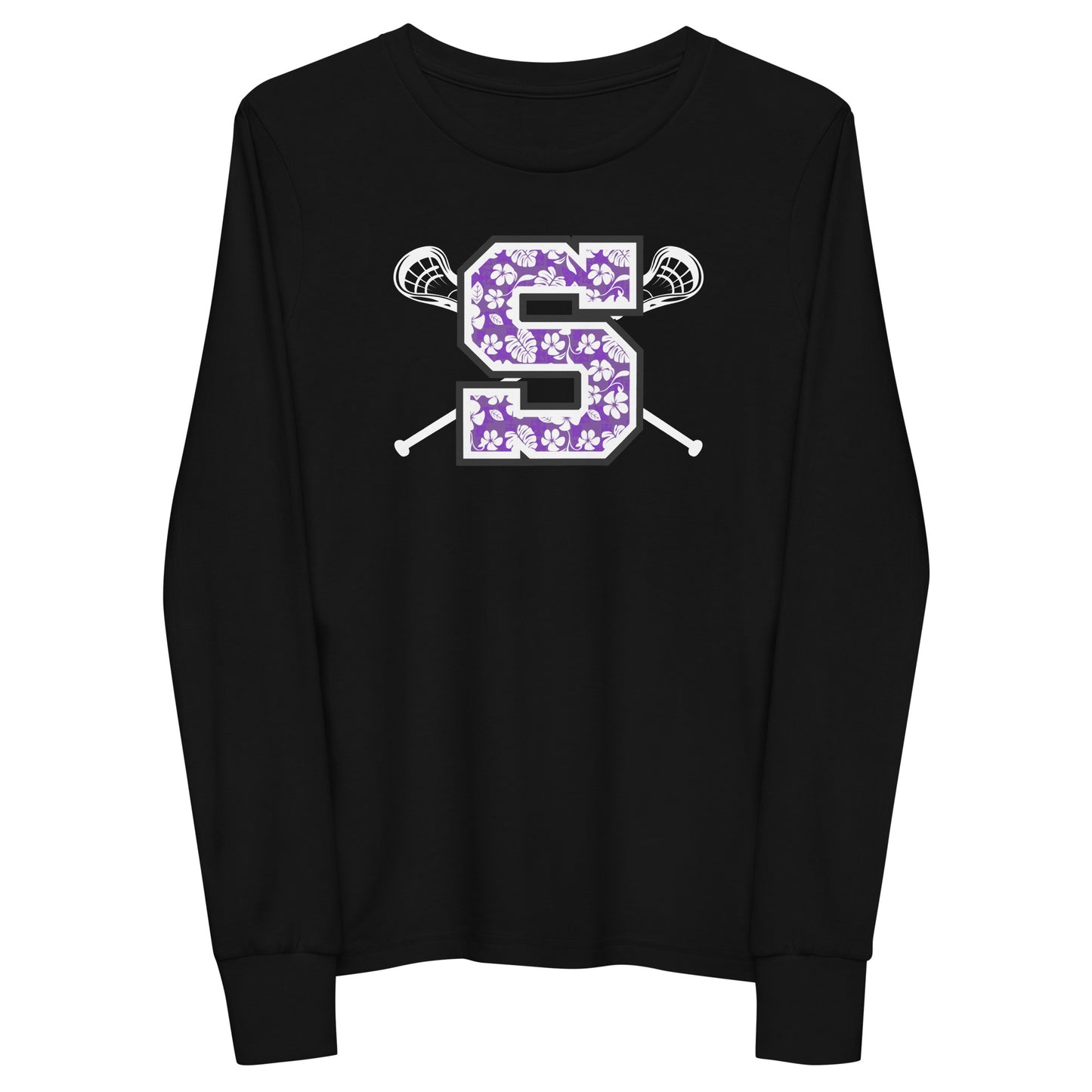 Youth Sunset Lacrosse Bella + Canvas Long Sleeve Shirt