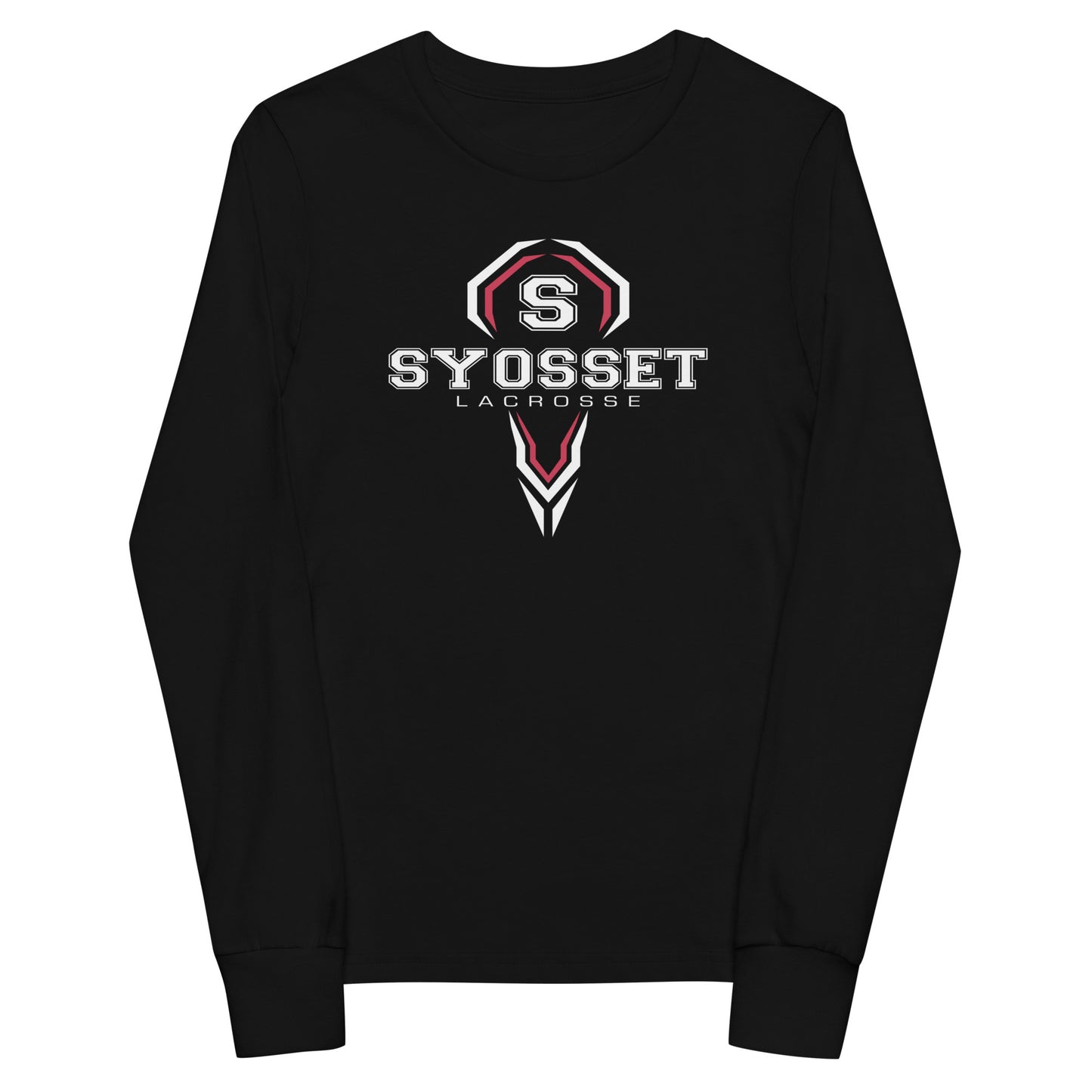 Youth Syosset Lacrosse Bella + Canvas Long Sleeve Shirt