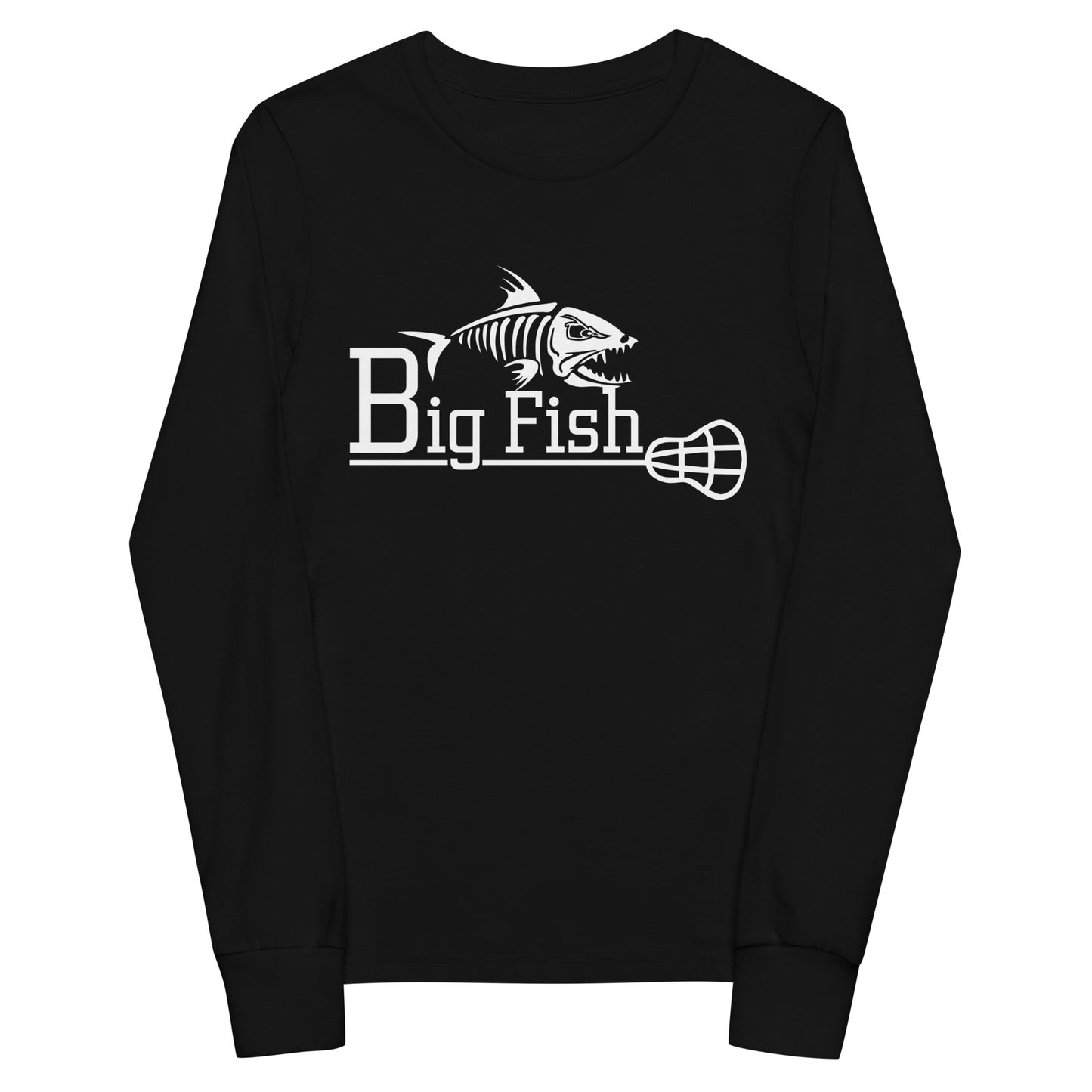 Youth Big Fish Lacrosse Bella + Canvas Long Sleeve Shirt
