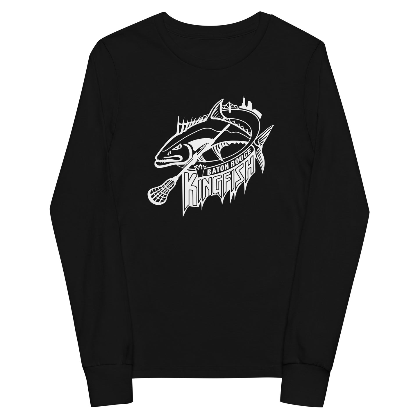 Youth Kingfish Lacrosse Bella + Canvas Long Sleeve Shirt