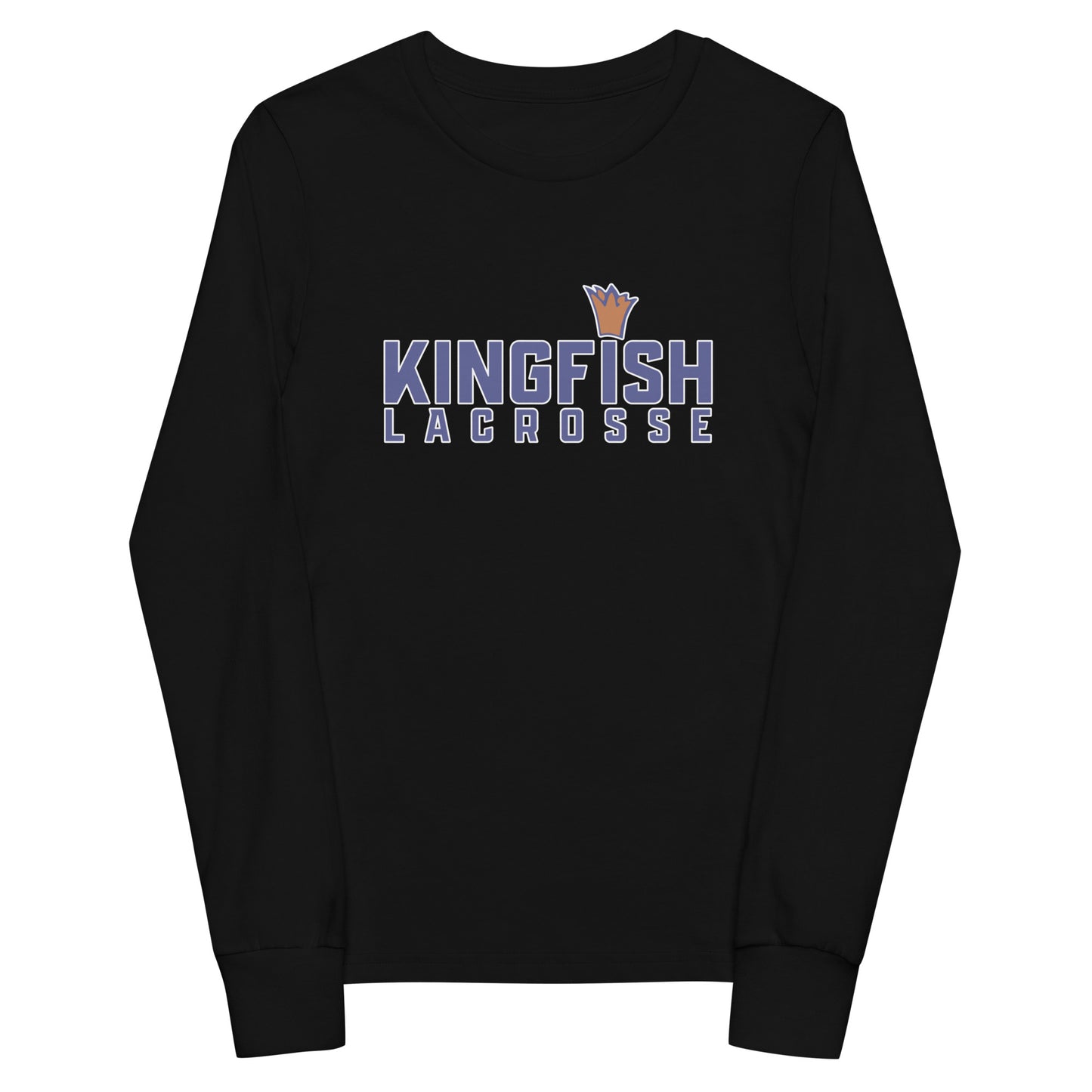 Youth Kingfish Lacrosse Bella + Canvas Long Sleeve Shirt