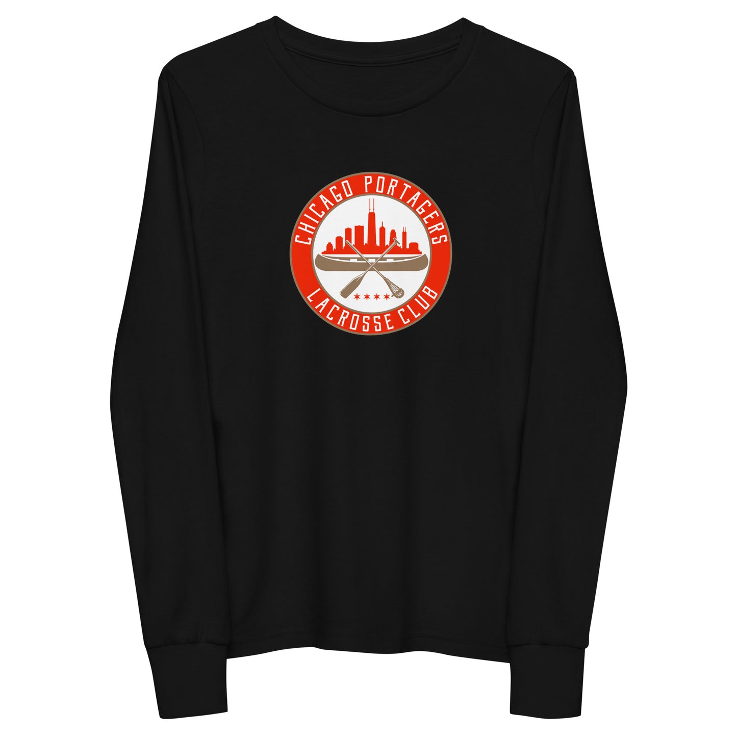 Youth Chicago Portagers Bella + Canvas Long Sleeve Shirt