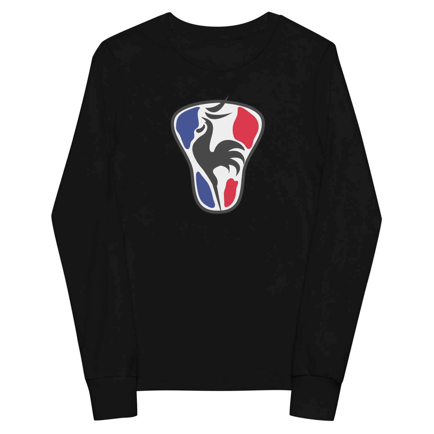 Youth France Lacrosse Bella + Canvas Long Sleeve Shirt