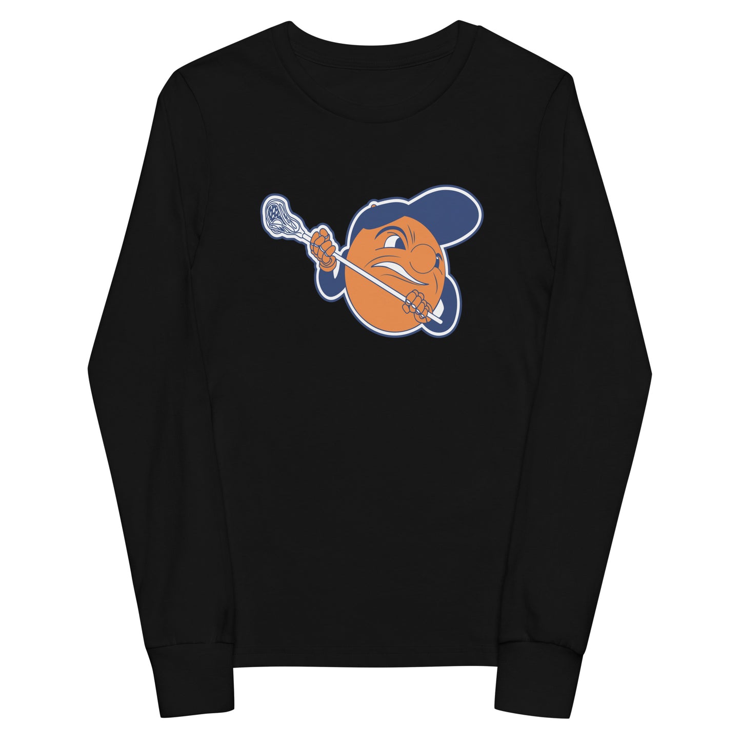 Youth Ultimate Orange Bella + Canvas Long Sleeve Shirt