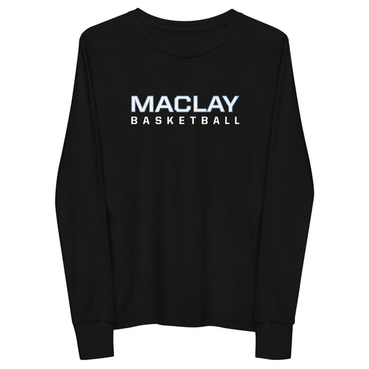 Youth Maclay Basketball Bella + Canvas Long Sleeve Shirt