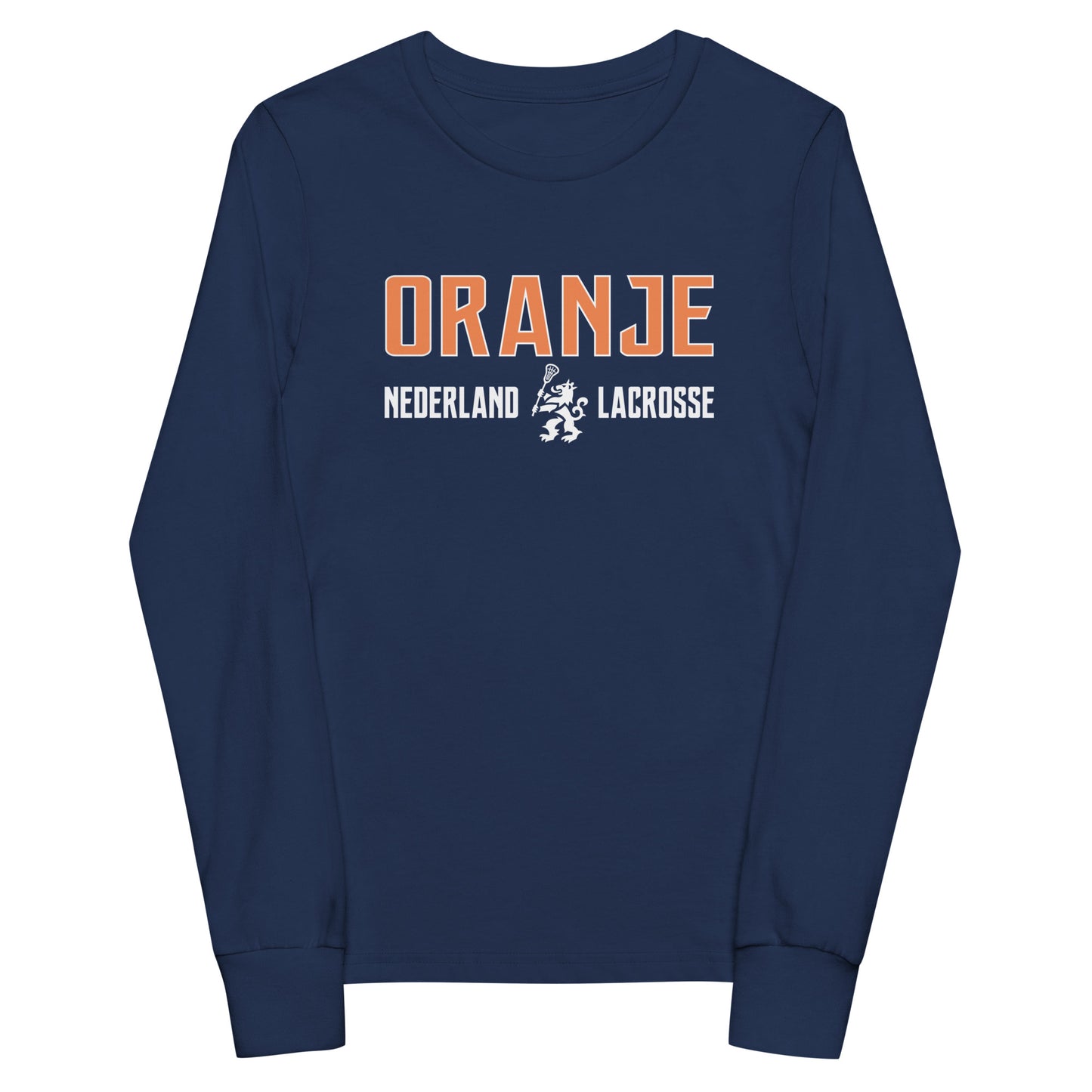 Youth Netherlands Lacrosse Bella + Canvas Long Sleeve Tee
