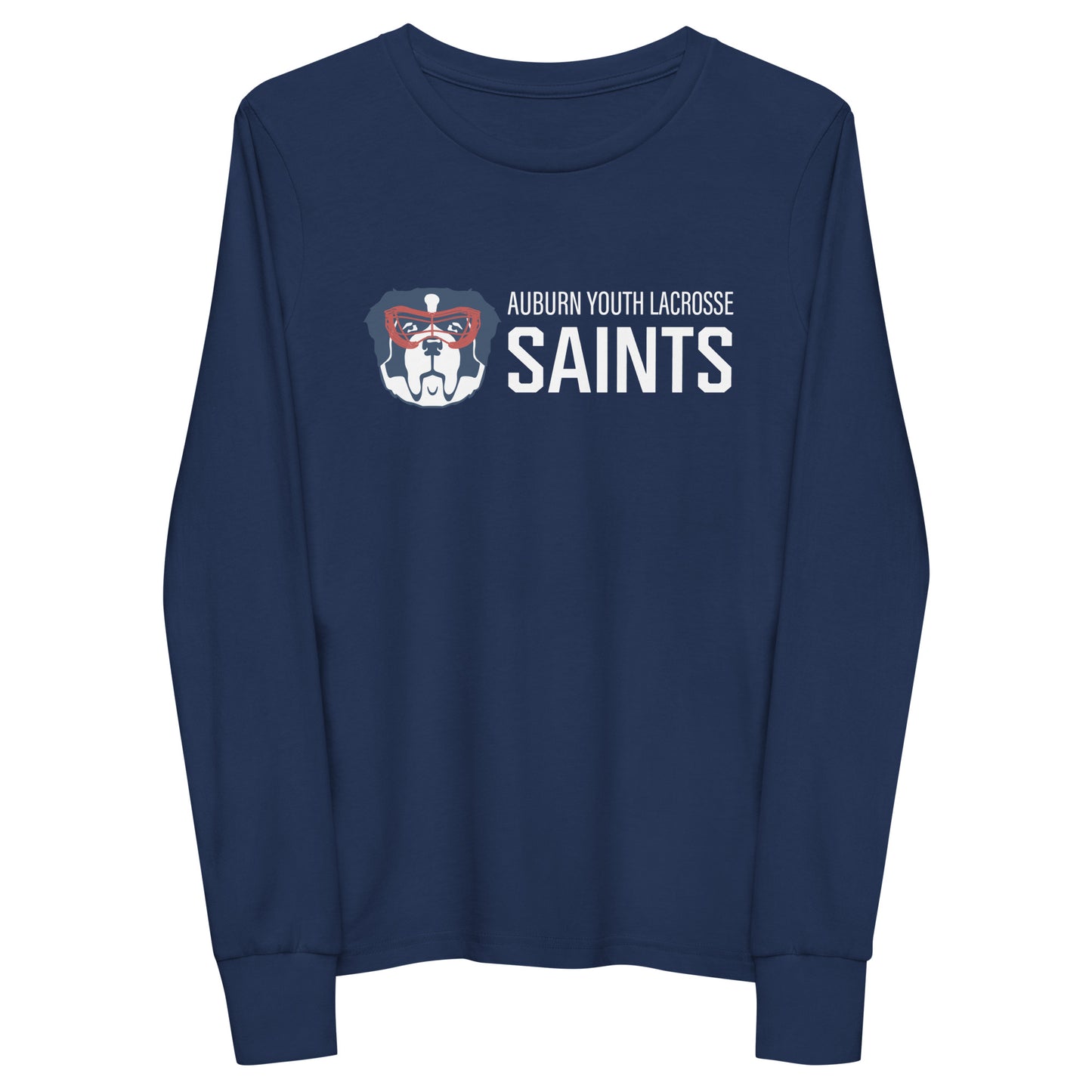 Youth Auburn Lacrosse Bella + Canvas Long Sleeve Shirt