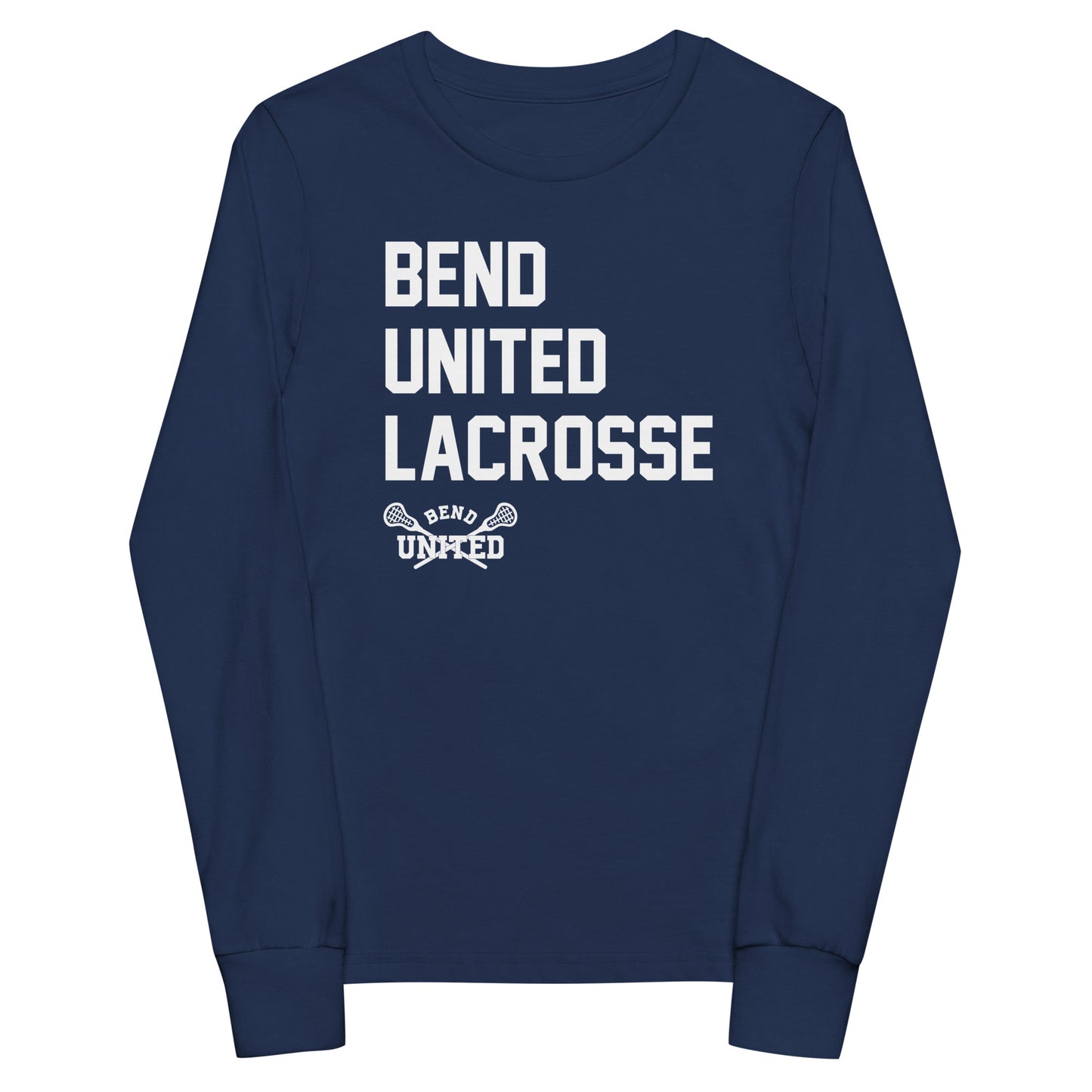 Youth Bend United Lacrosse Bella + Canvas Long Sleeve Shirt