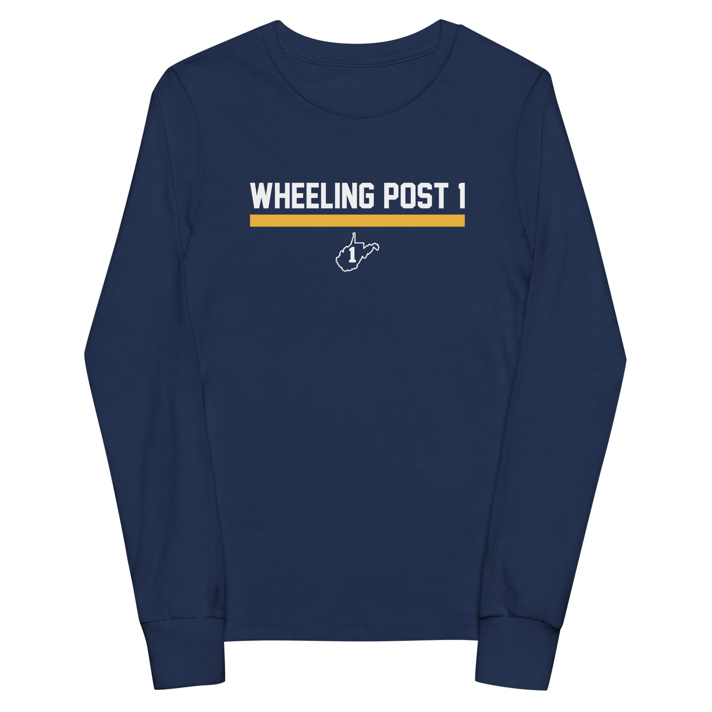 Youth Wheeling Post 1 Bella + Canvas Long Sleeve Shirt