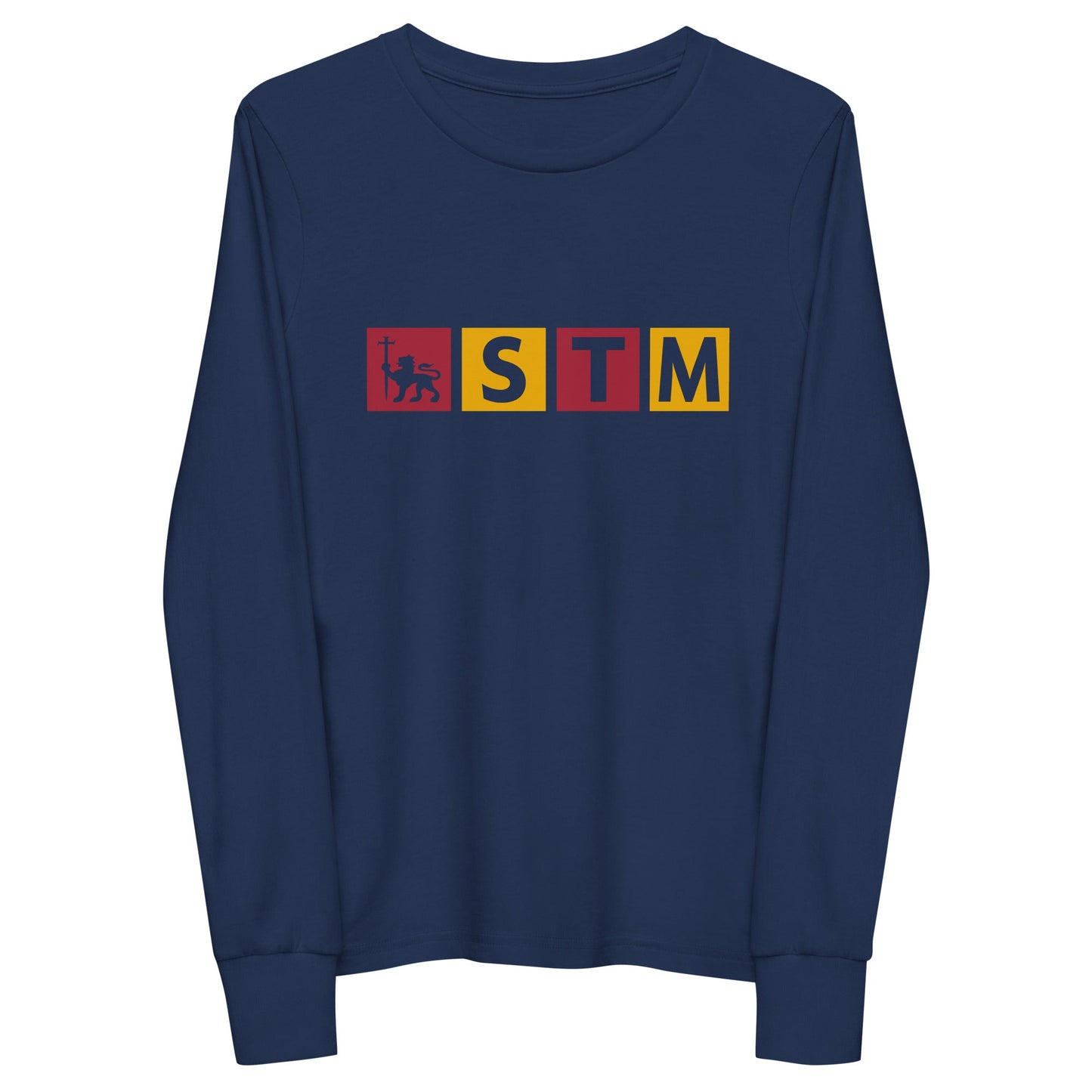 Youth STM Catholic Bella + Canvas Long Sleeve Shirt