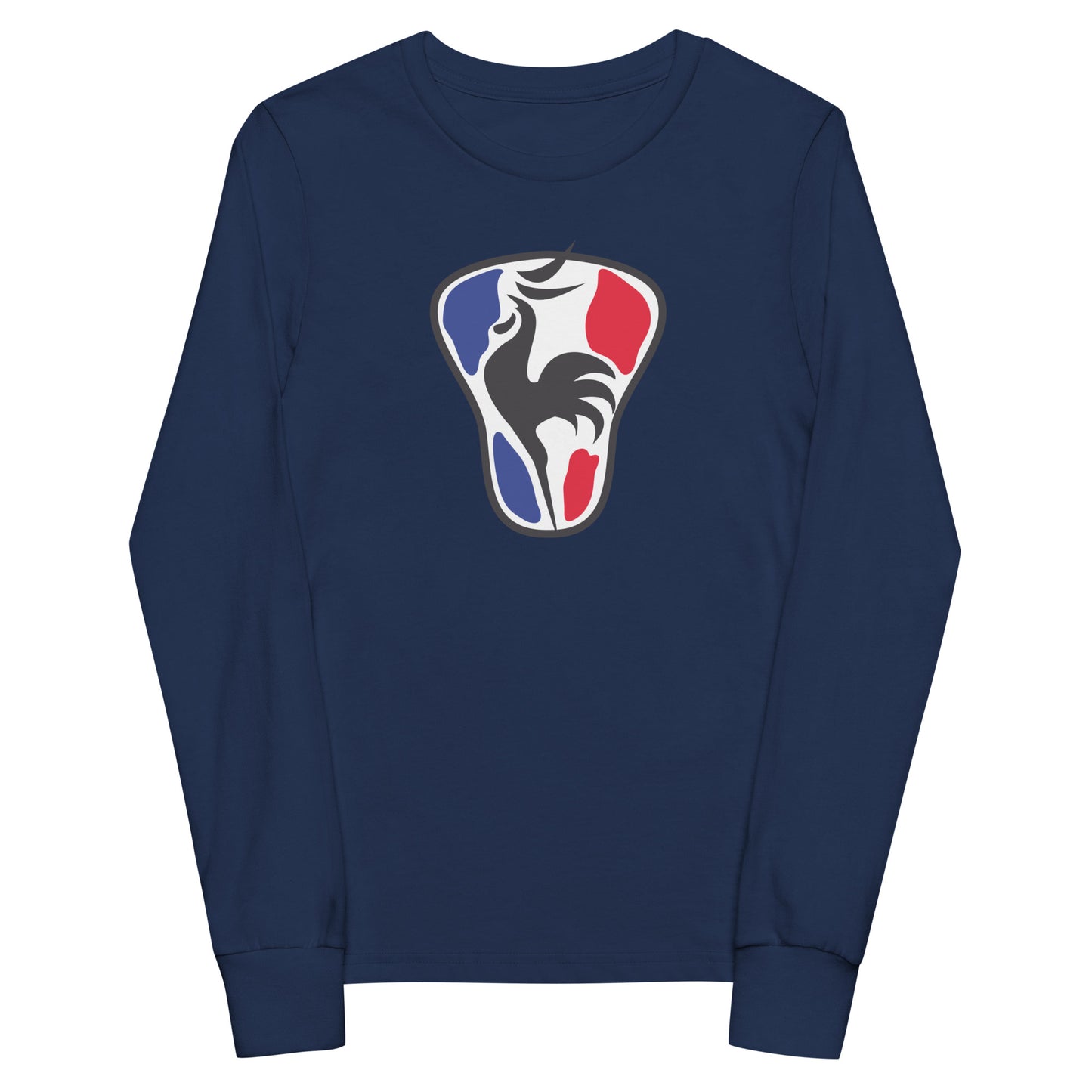 Youth France Lacrosse Bella + Canvas Long Sleeve Shirt